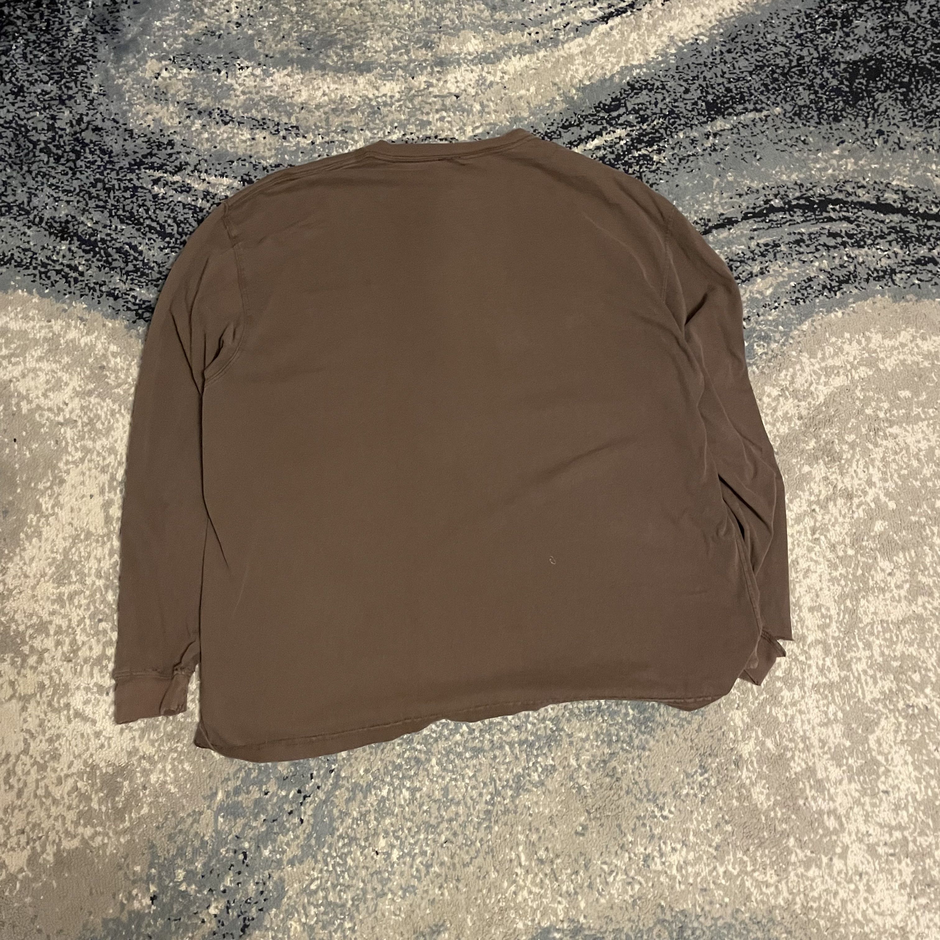 Carhartt Distressed Carhartt Long Sleeve Shirt Brown Large Y2K Size US L / EU 52-54 / 3 - 9 Thumbnail