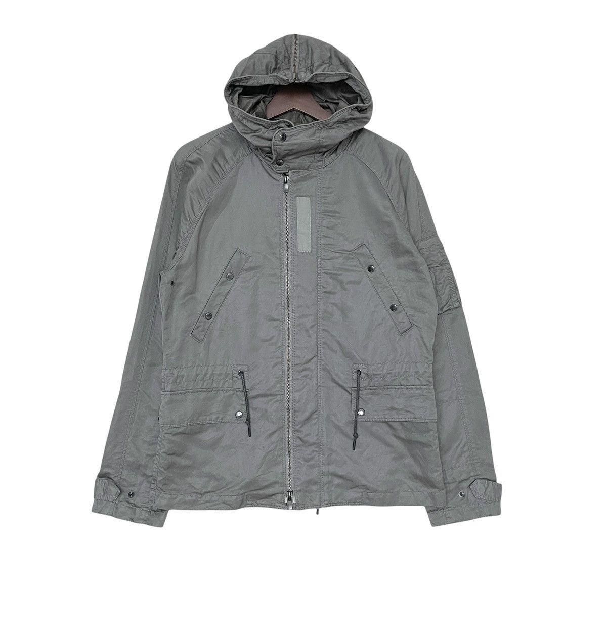 Japanese Brand × Neil Barrett × Vintage Vintage Japanese Brand Blackbarrett Hoodie Jacket 2000s Size US M / EU 48-50 / 2 - 1 Thumbnail