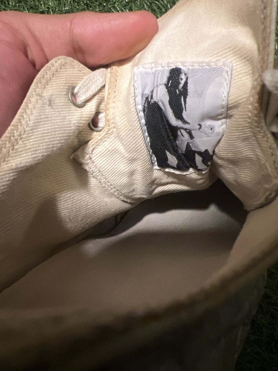 Rick Owens Drkshdw Rick Owens DRKSHDW Silver Ramones Shoes Metallic Sneakers Size US 9 / EU 42 - 6 Thumbnail