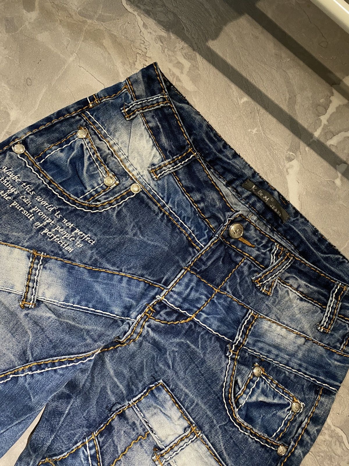Japanese Brand WOW Avan Slim Fit Jeans Hysteric Glamour Style- archive y2k Size US 31 - 4 Thumbnail
