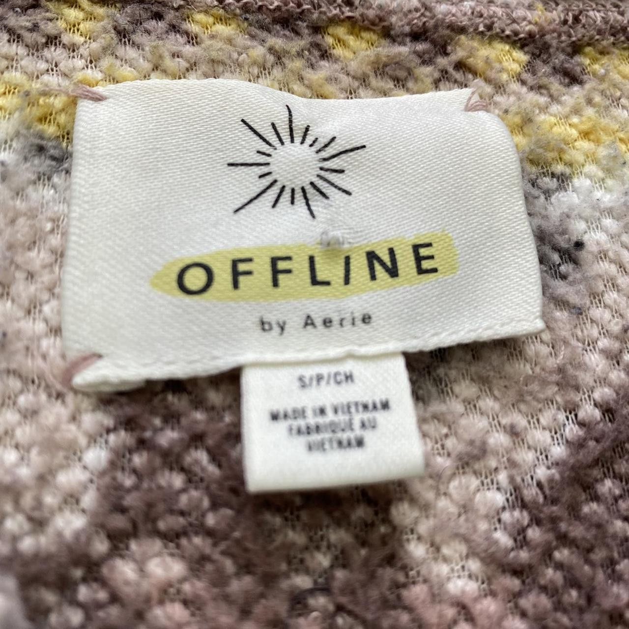 Aries Offline by aerie Fuzzy Sherpa 1/4 Zip Antique Rose Size S / US 4 / IT 40 - 2 Thumbnail