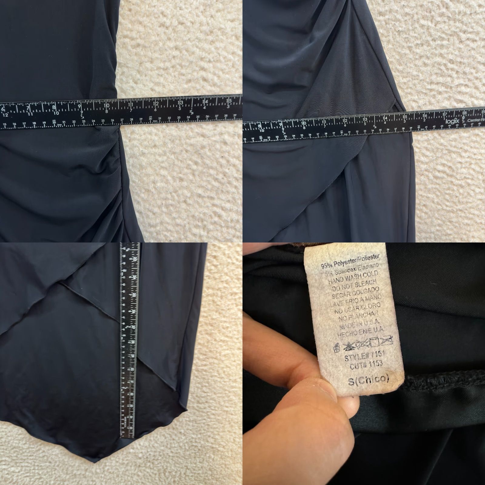 Vintage **VINTAGE Y2K Black XS Mini Dress Grunge** User: VINTAGE Y2K BLACK XS MINI DRESS GRUNGE Size XS / US 0-2 / IT 36-38 - 8 Thumbnail