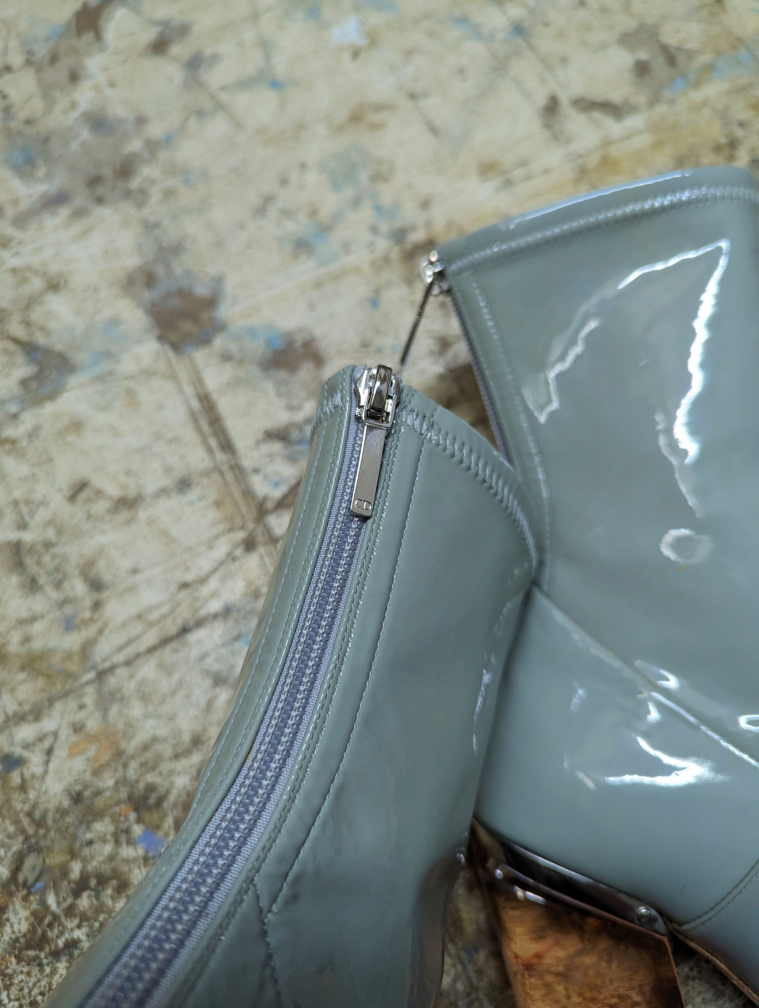 Dior Fall 2015 Christian Dior Transparent Heel Patent Boots Size US 6.5 / IT 36.5 - 9 Thumbnail