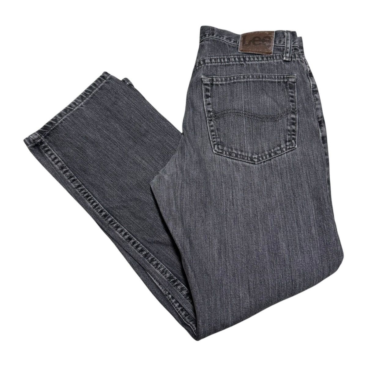 Lee Lee Regular Fit Gray Faded Jean Pants Men’s 32x30 Size US 32 / EU 48 - 1 Thumbnail