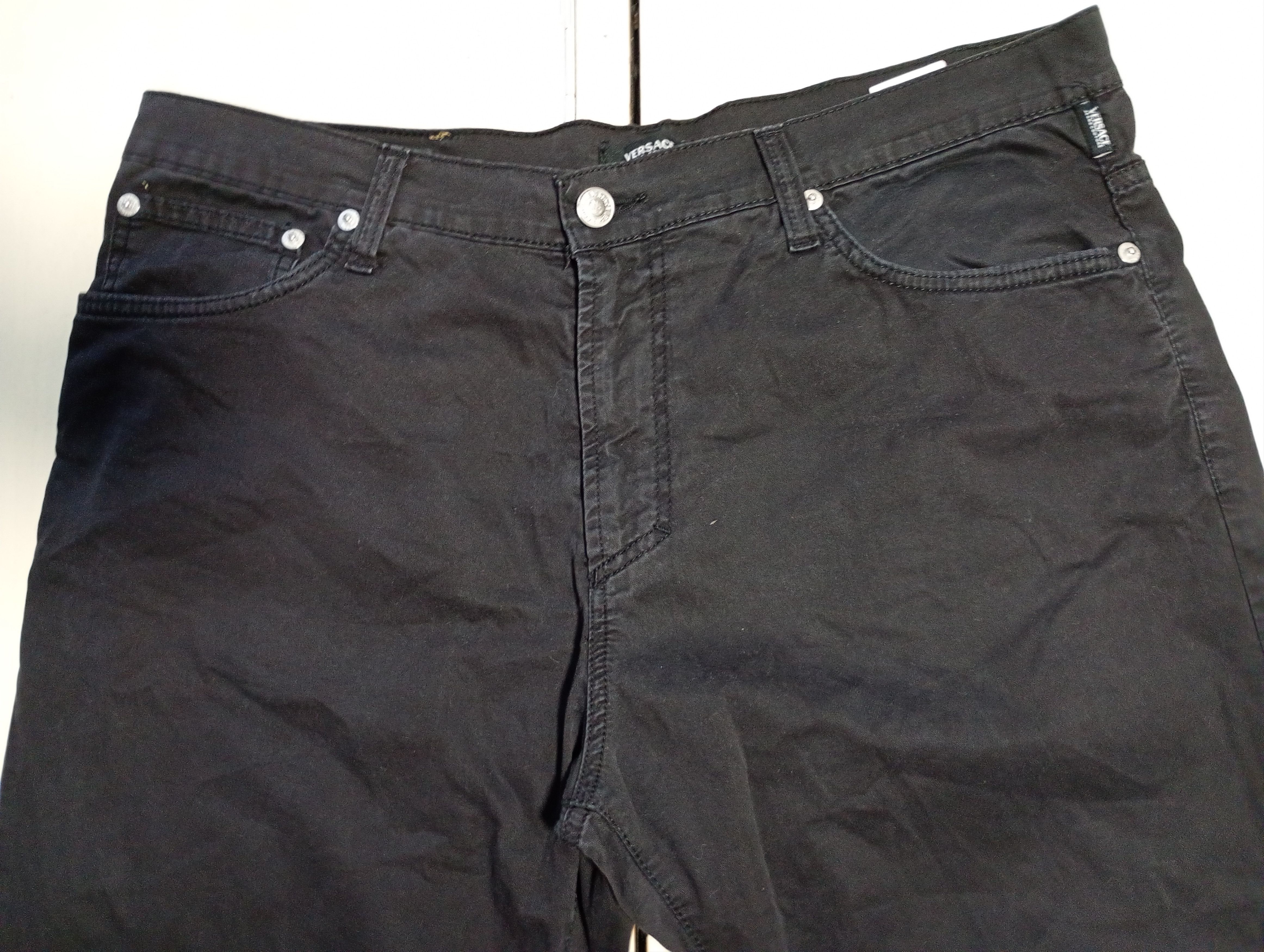 Designer × Versace Jeans Couture Versace Jeans Couture Black Jeans Size US 38 / EU 54 - 5 Thumbnail