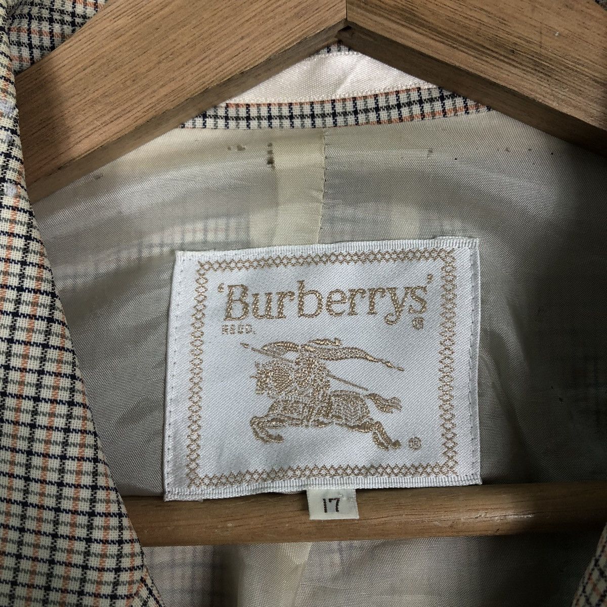 Burberry 🔥90’s Vintage Burberrys Nova Check Design Double Breast Size US M / EU 48-50 / 2 - 13 Thumbnail