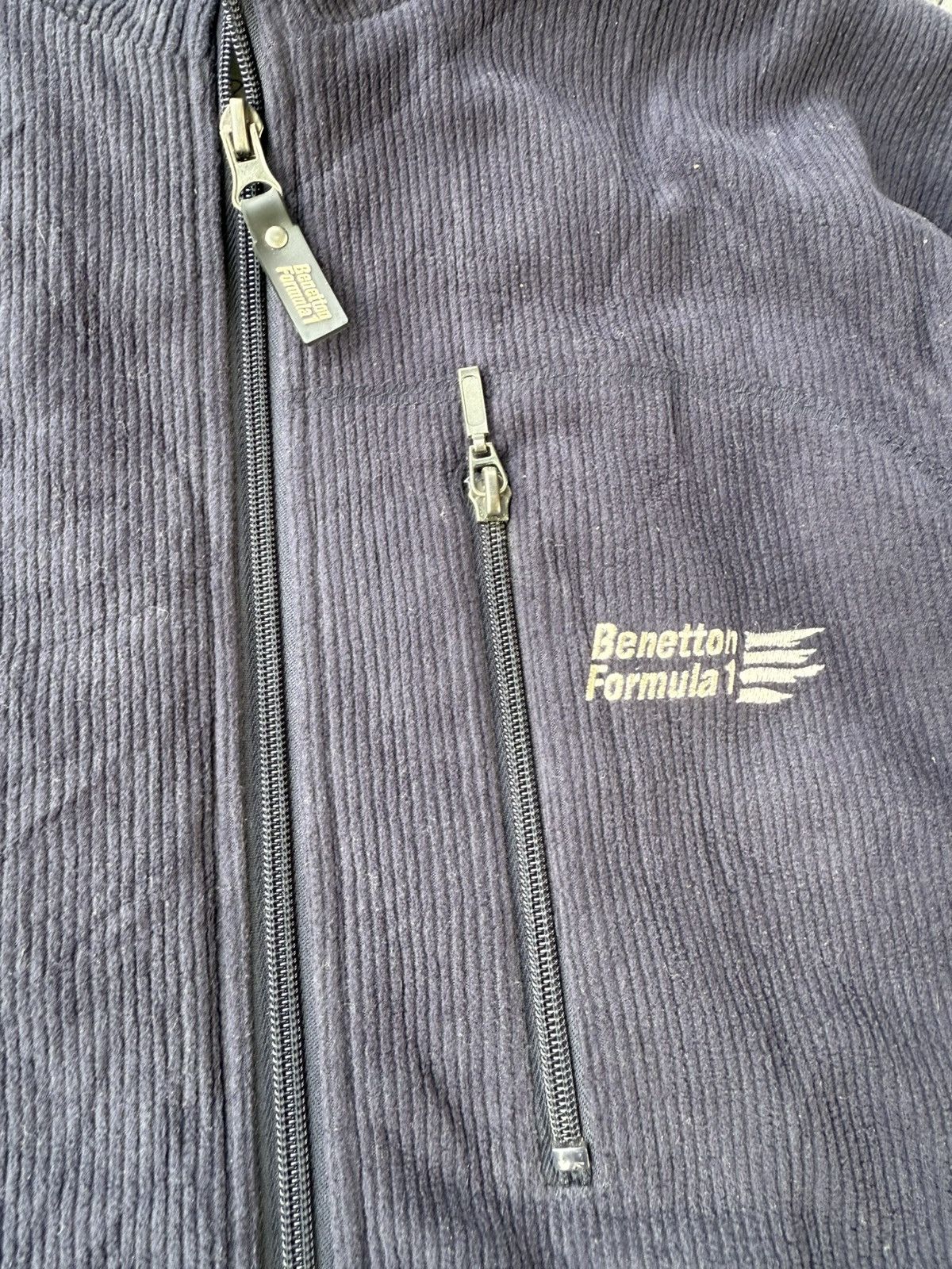 Benetton 🔥 Benetton Formula 1 racing team Sweat zipper jacket - L Size US L / EU 52-54 / 3 - 4 Thumbnail