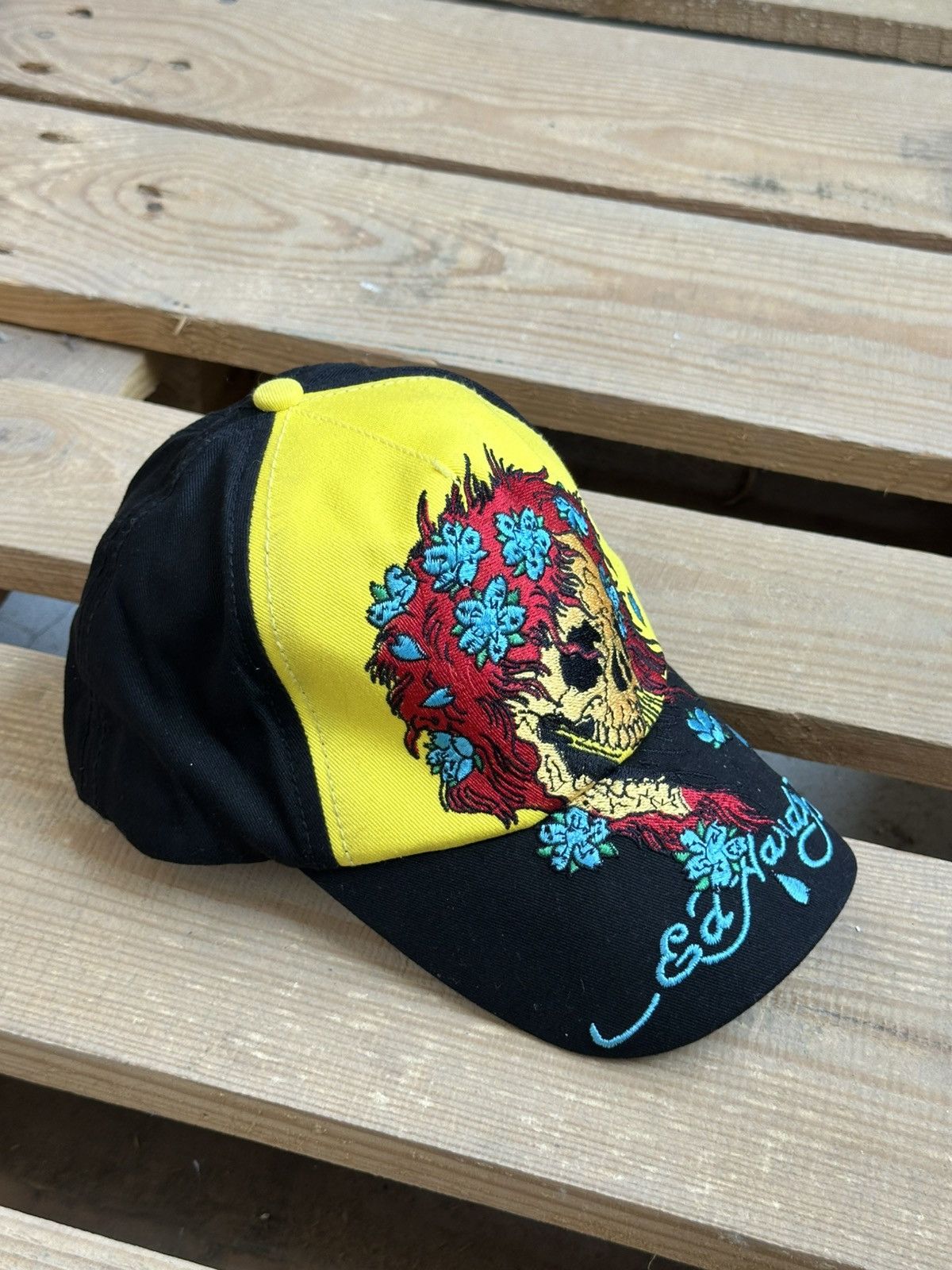 Ed Hardy Vintage Ed Hardy Christian Audigier Skull Cap Size ONE SIZE - 4 Thumbnail