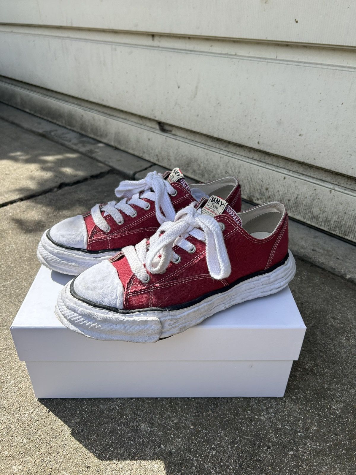 Maison MIHARA YASUHIRO Mihara red sneakers Size US 11.5 / EU 44-45 - 2 Thumbnail