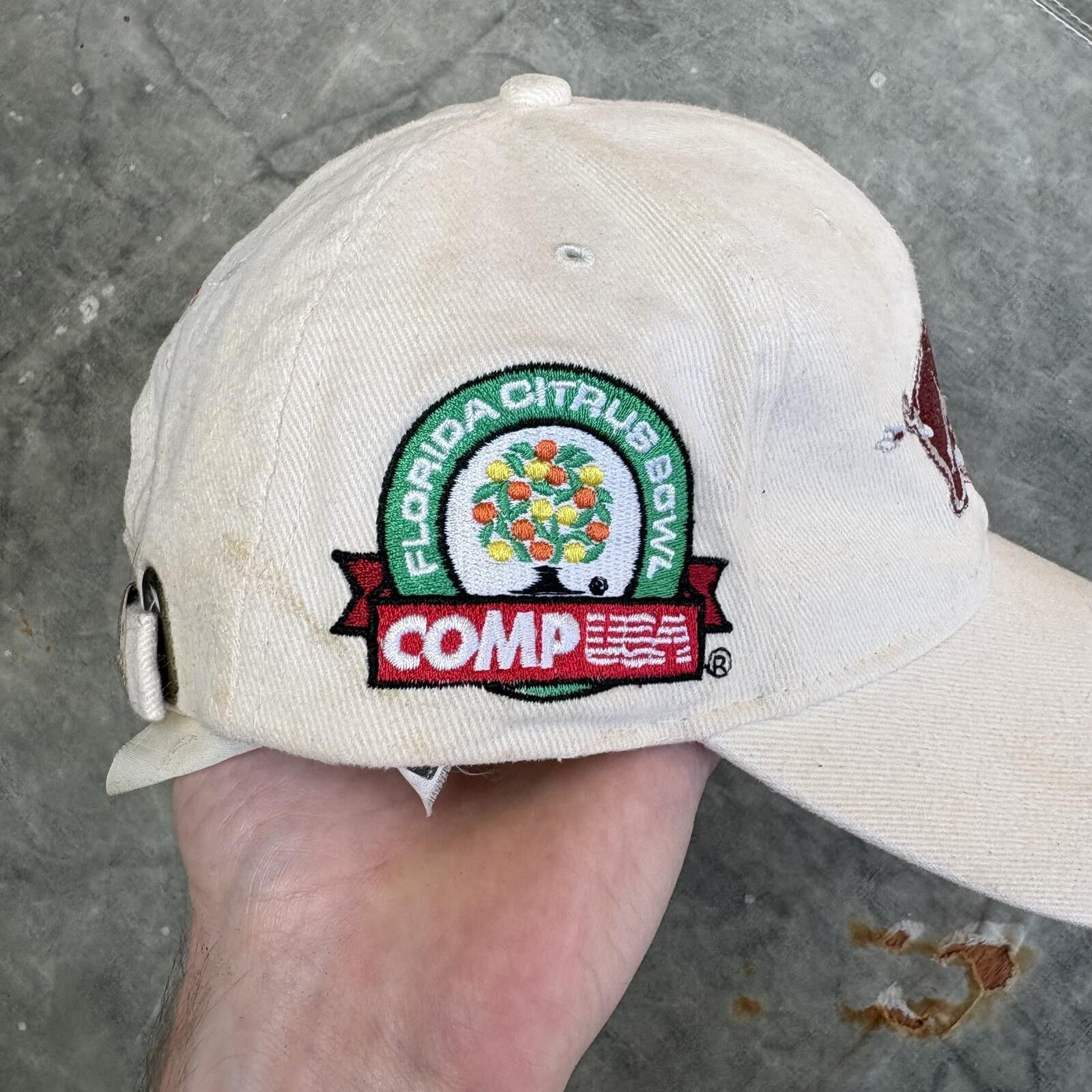 Vintage Vintage 90s Arkansas Razorbacks Florida Citrus Bowl Hat Size ONE SIZE - 3 Thumbnail