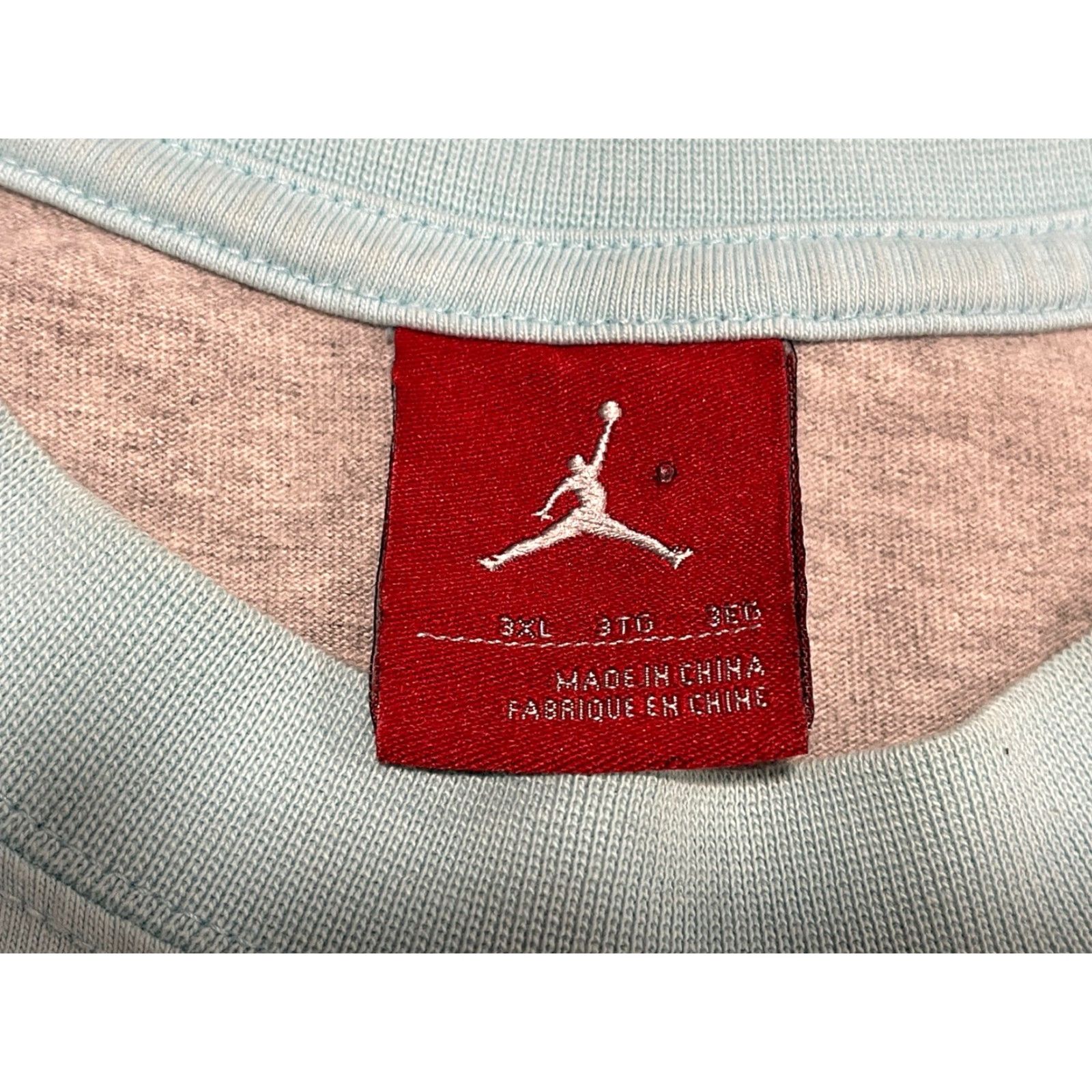 Nike VINTAGE Nike Flight Shirt Men 3XL Light Blue T-Shirt Nike 255969-444 Reg Fit Red Tag Mens Size US XXL / EU 58 / 5 - 5 Thumbnail