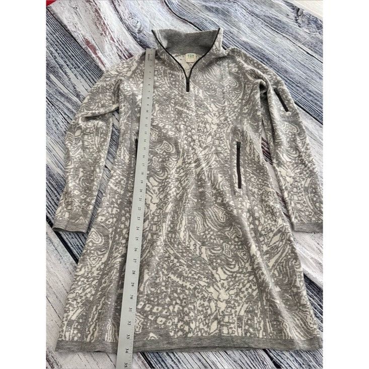 Other Title Nine Gray Merino Wool Knit Sweater Dress Size M / US 6-8 / IT 42-44 - 7 Thumbnail
