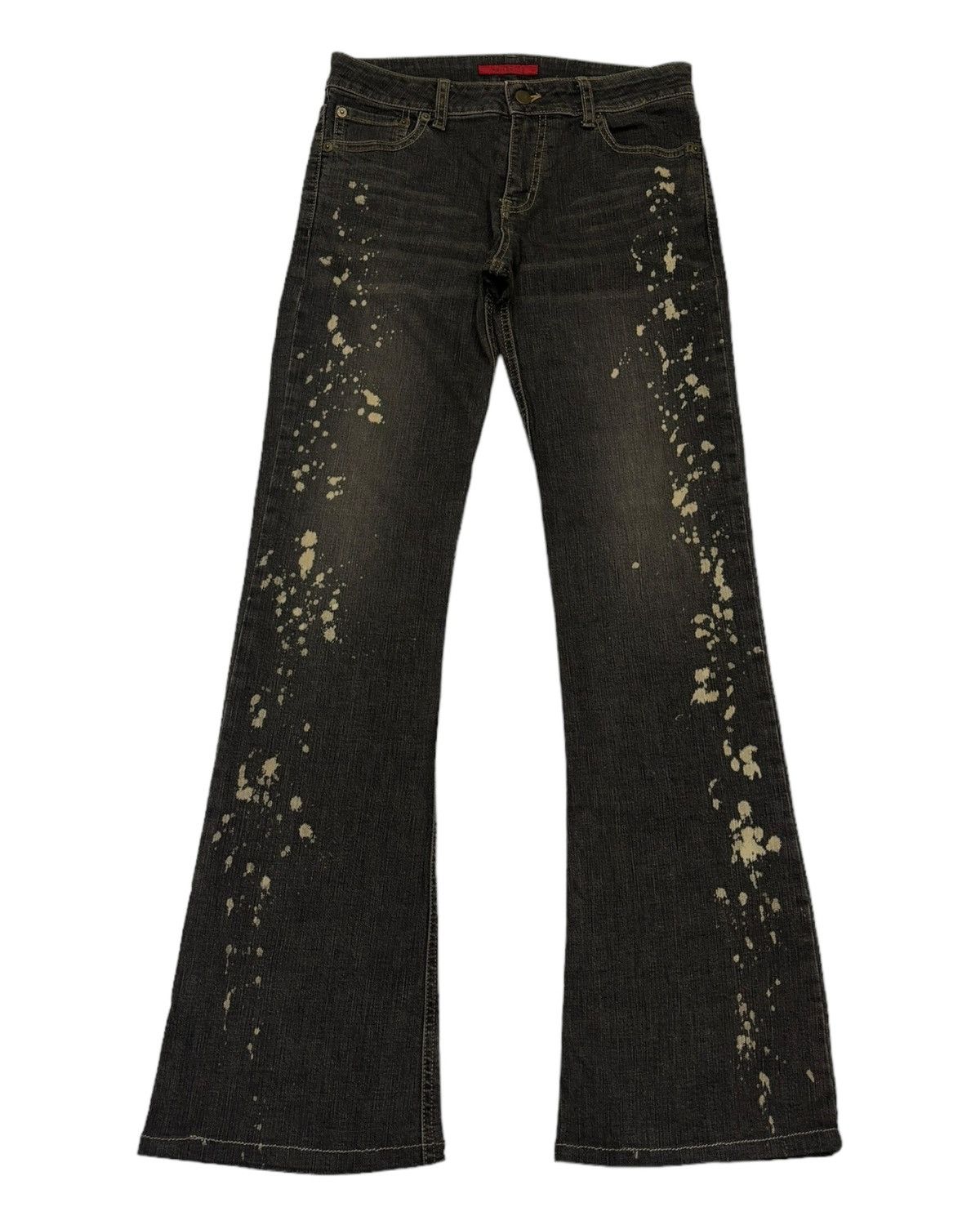 If Six Was Nine FLARE🔥WELLBEING JAPANESE FLARE DENIM JEANS KMRII STYLE Size US 28 / EU 44 - 5 Thumbnail