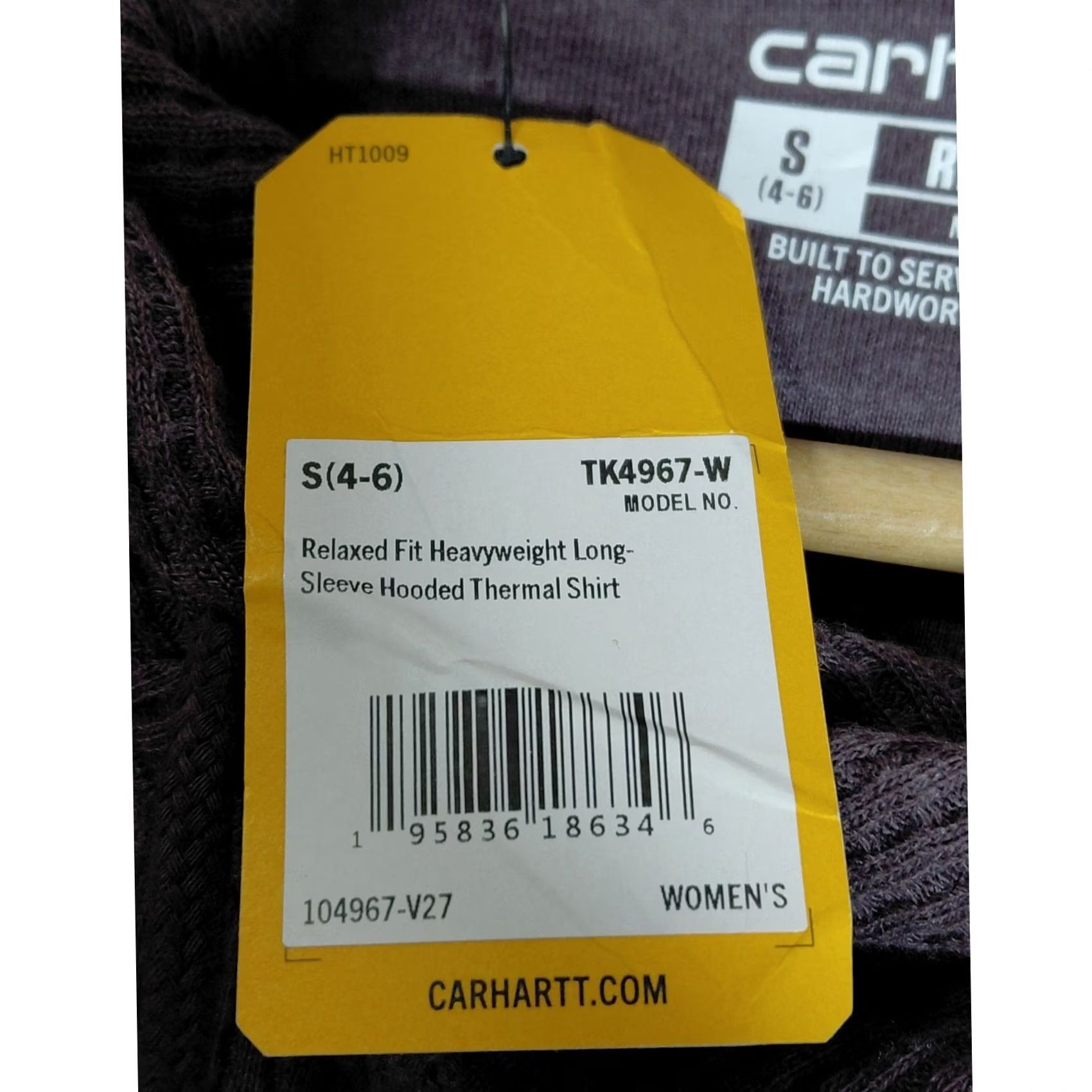 Carhartt Carhartt Hooded Relaxed Fit Hoodie Purple Solid Knit Size S Men Size US S / EU 44-46 / 1 - 5 Thumbnail
