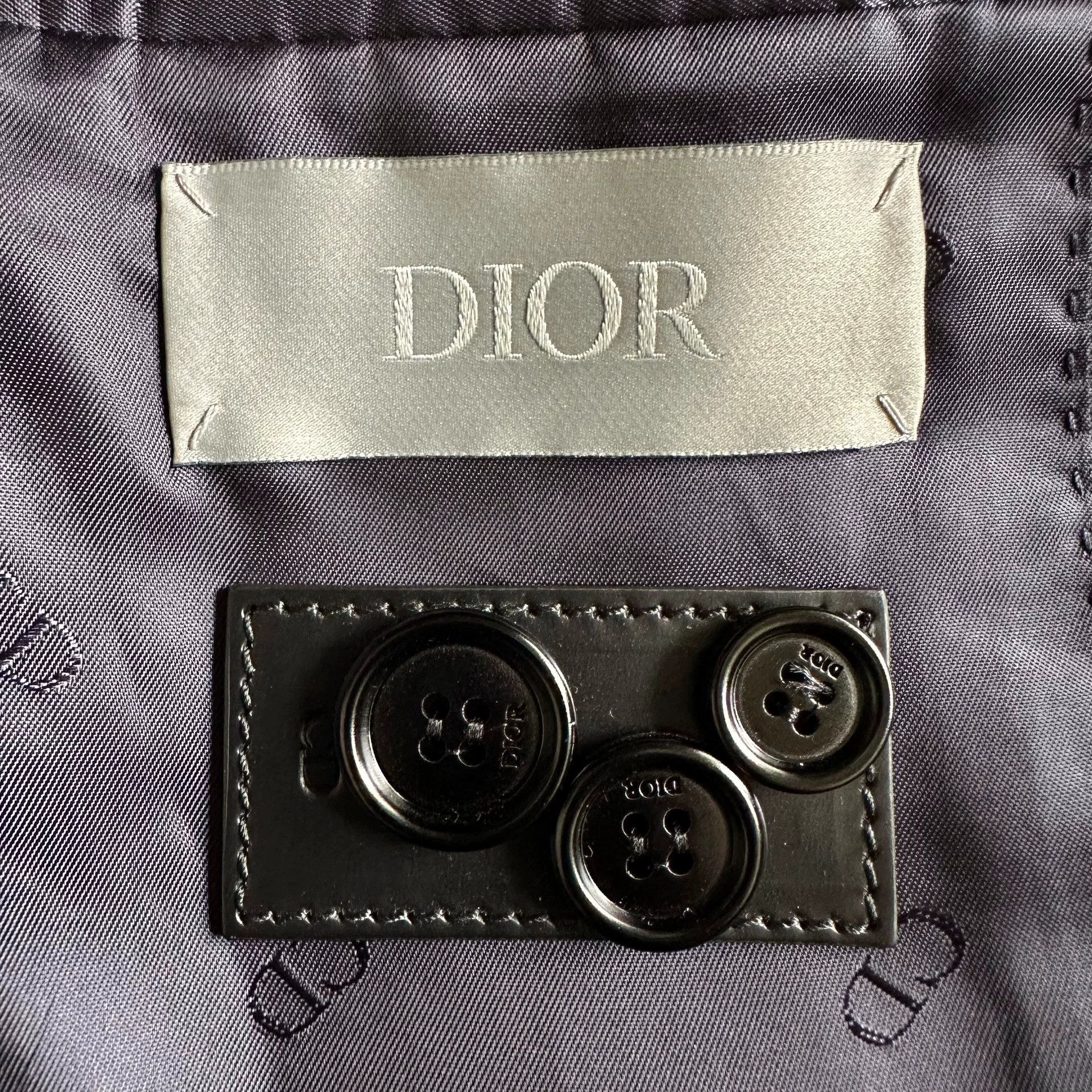Dior dior logo blazer with tie detail Size US L / EU 52-54 / 3 - 6 Thumbnail