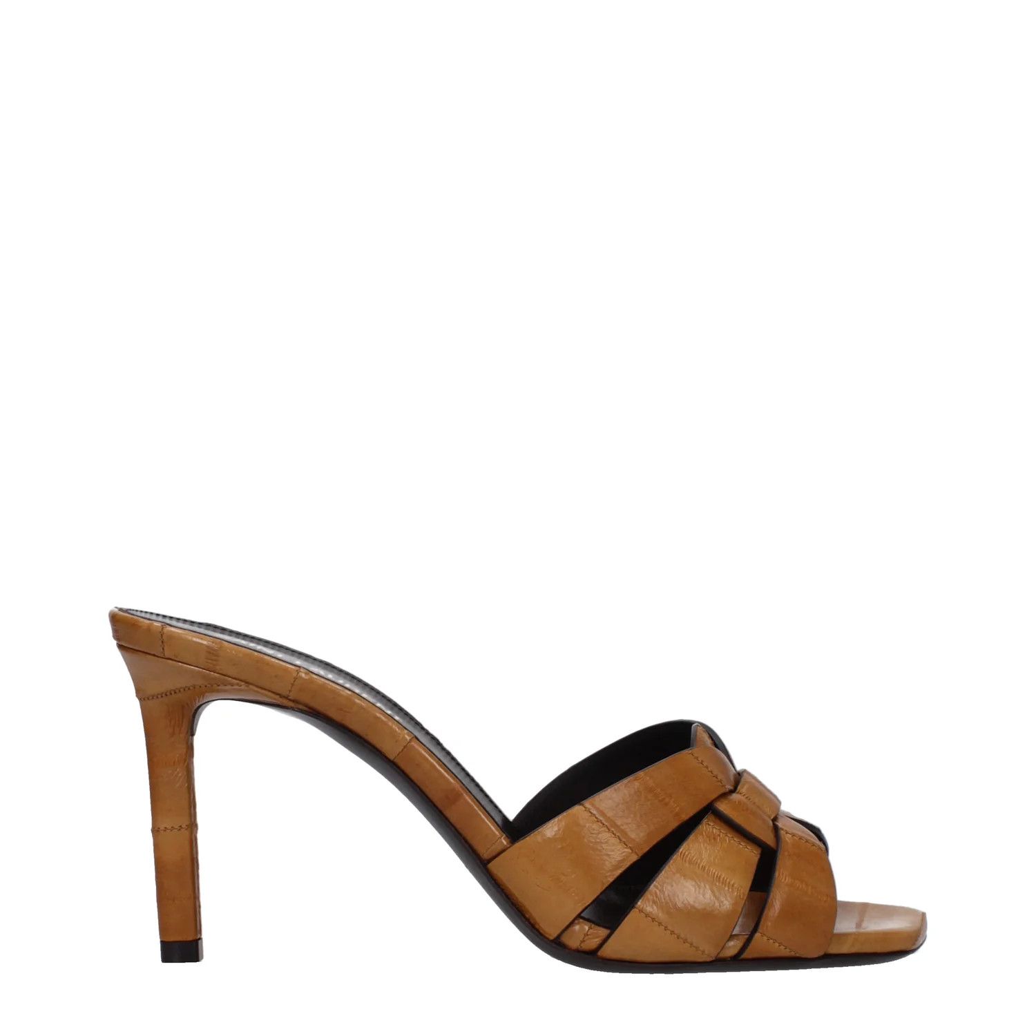 ob1o1e1124 Leather Sandals in Brown