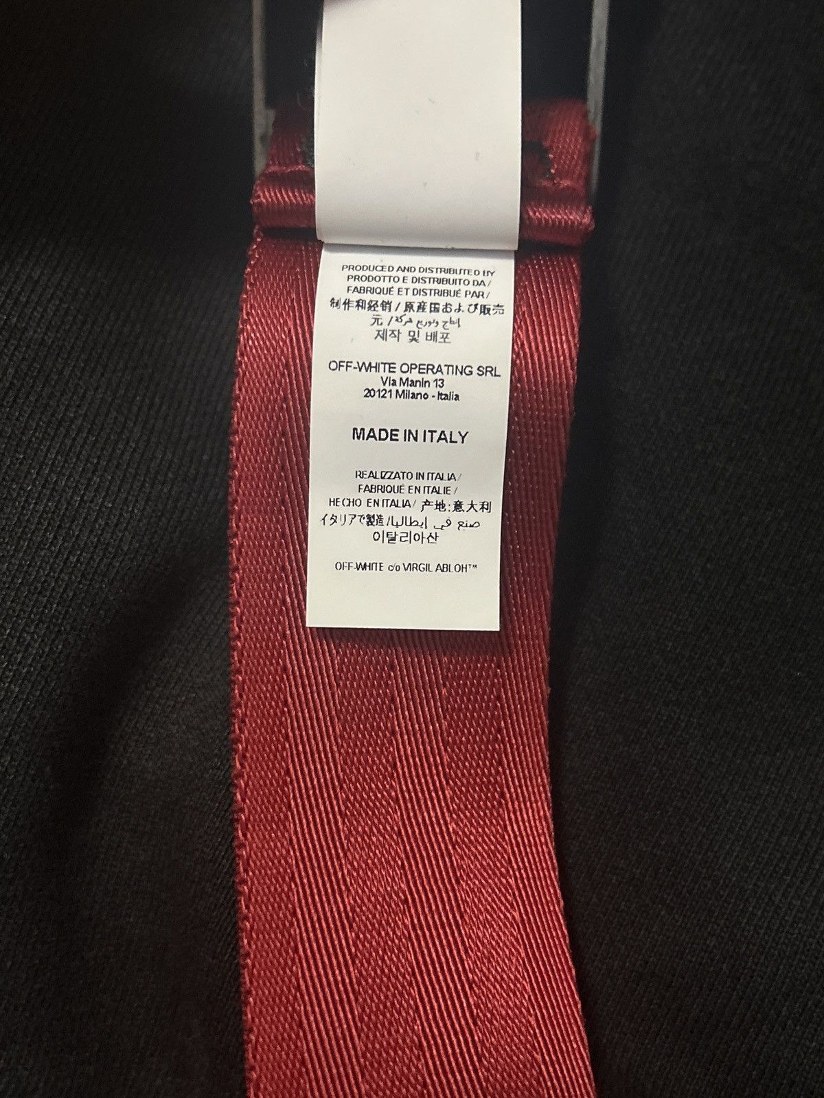Off-White Off-White 2.0 Red Industrial Belt Size ONE SIZE - 5 Thumbnail