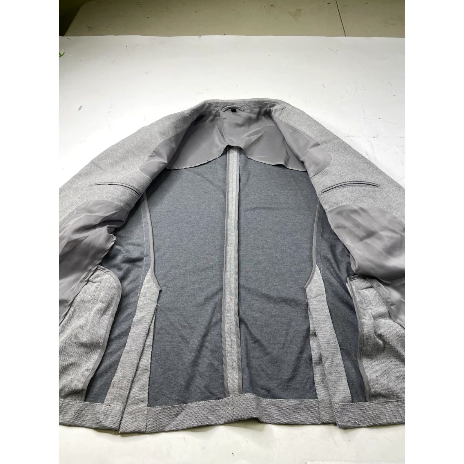 Bonobos Bonobos Blazer Jacket Slim Two-Button Notch Lapel Gray Mens M Size 40R - 3 Thumbnail