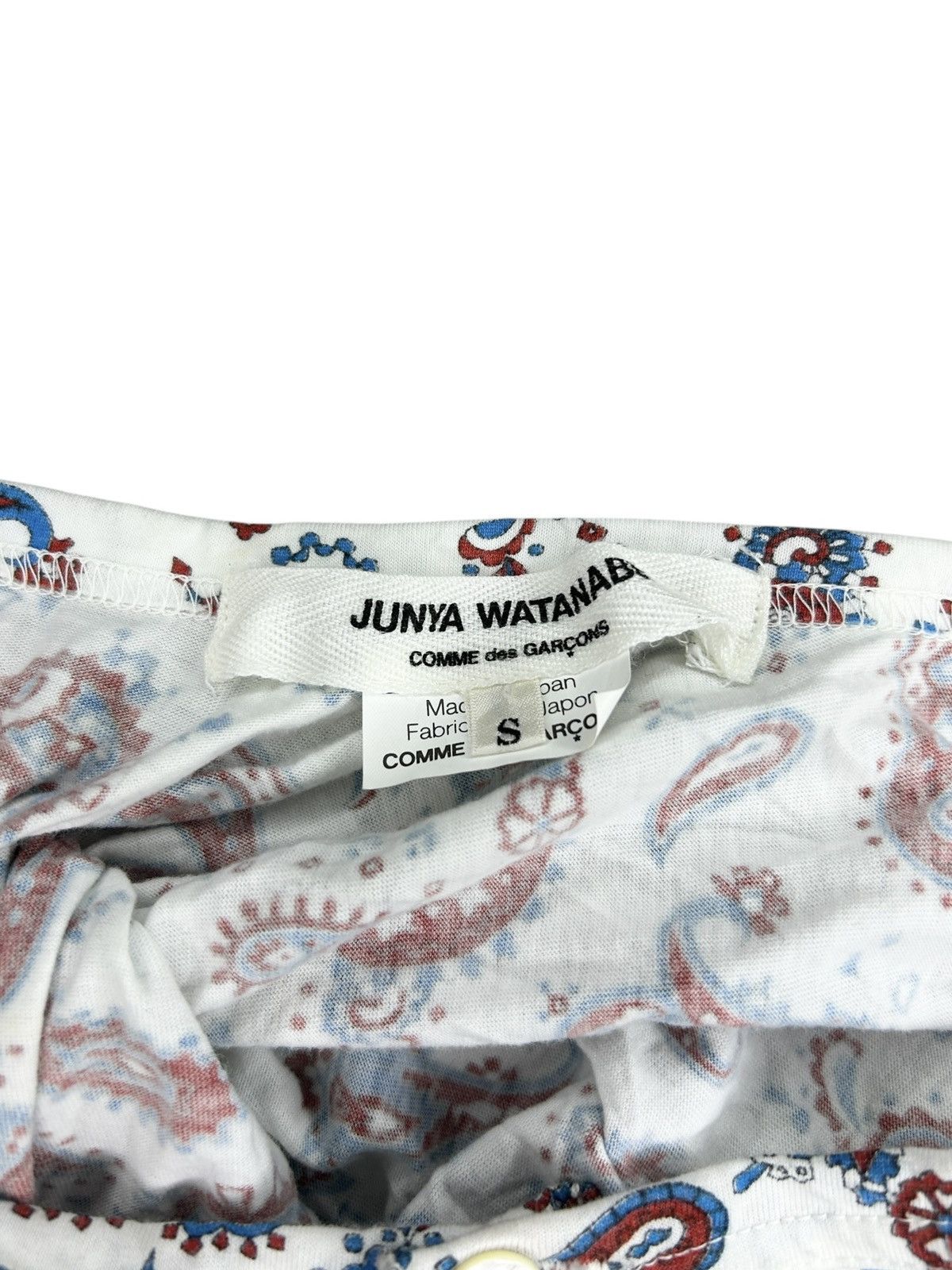 Junya Watanabe S/S 08 Asymmetric Paisley Top Size S / US 4 / IT 40 - 3 Thumbnail