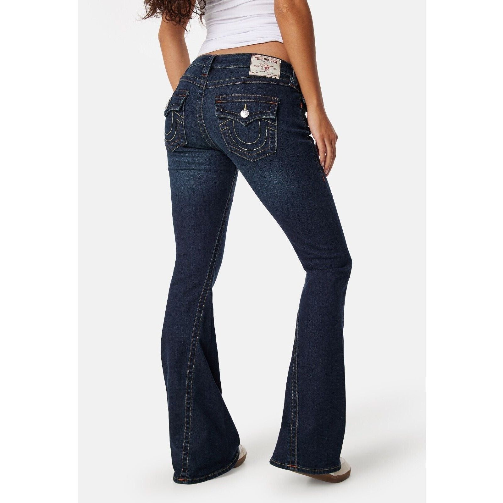 True Religion TRUE RELIGION JOEY VINTAGE LOW RISE FLARE DENIM JEANS SZ 29 Size 29" - 1 Thumbnail