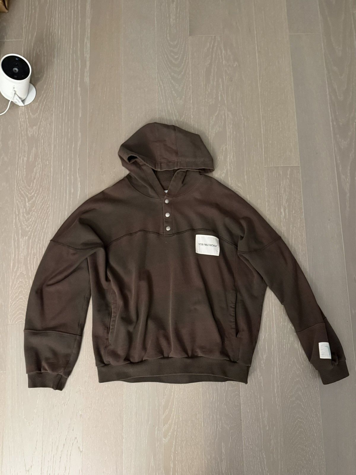 Kiko Kostadinov Brown KK Hoodie KIKO KOSTADINOV kk. hoodie. 01 Brown