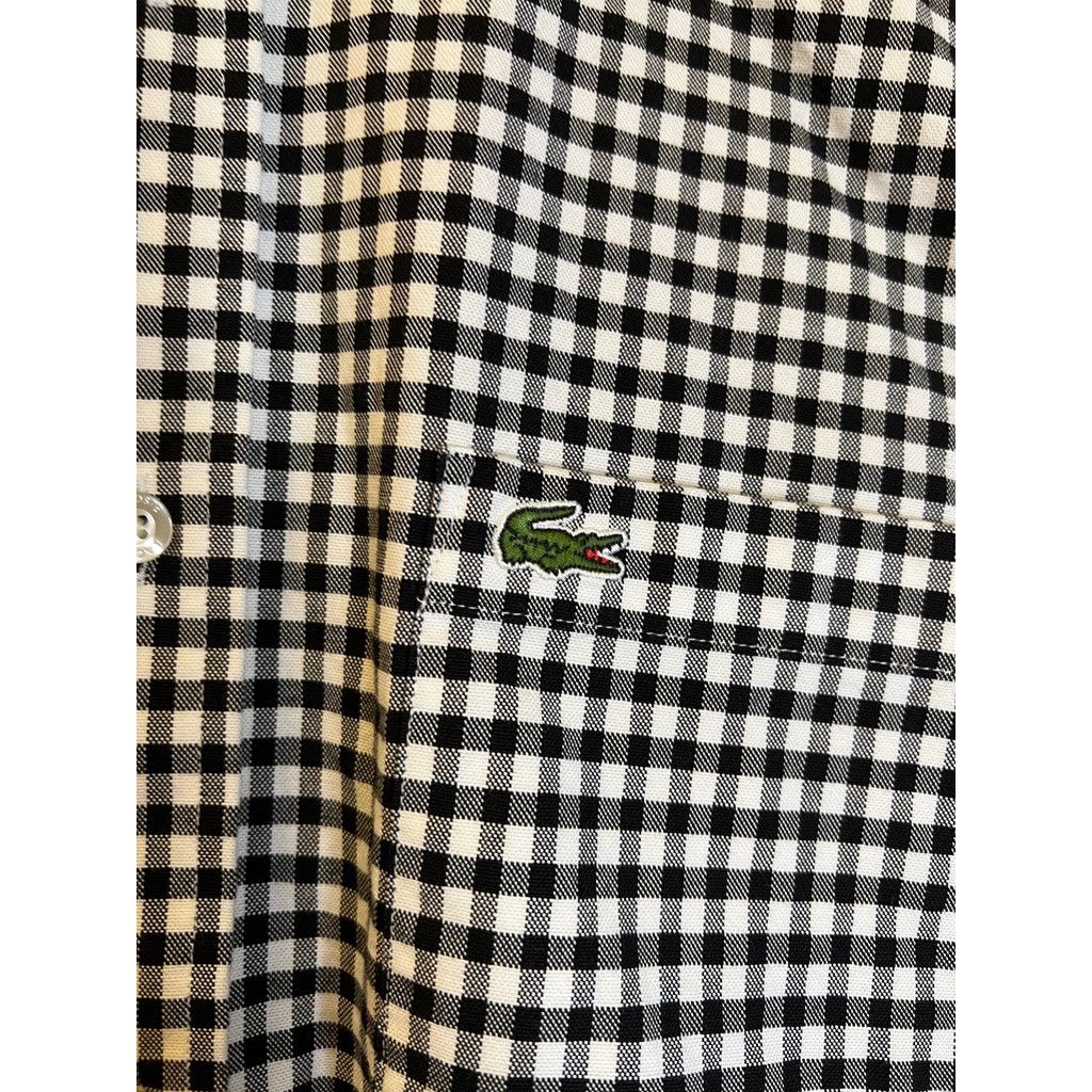 Lacoste Lacoste Black Checker shirt Size US S / EU 44-46 / 1 - 4 Thumbnail