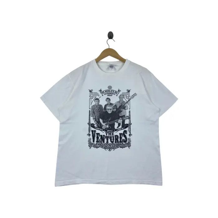 Band Tees THE VENTURES INSTRUMENTAL Band 2013 Japan Tour Tee Shirt Size US L / EU 52-54 / 3 - 1 Thumbnail
