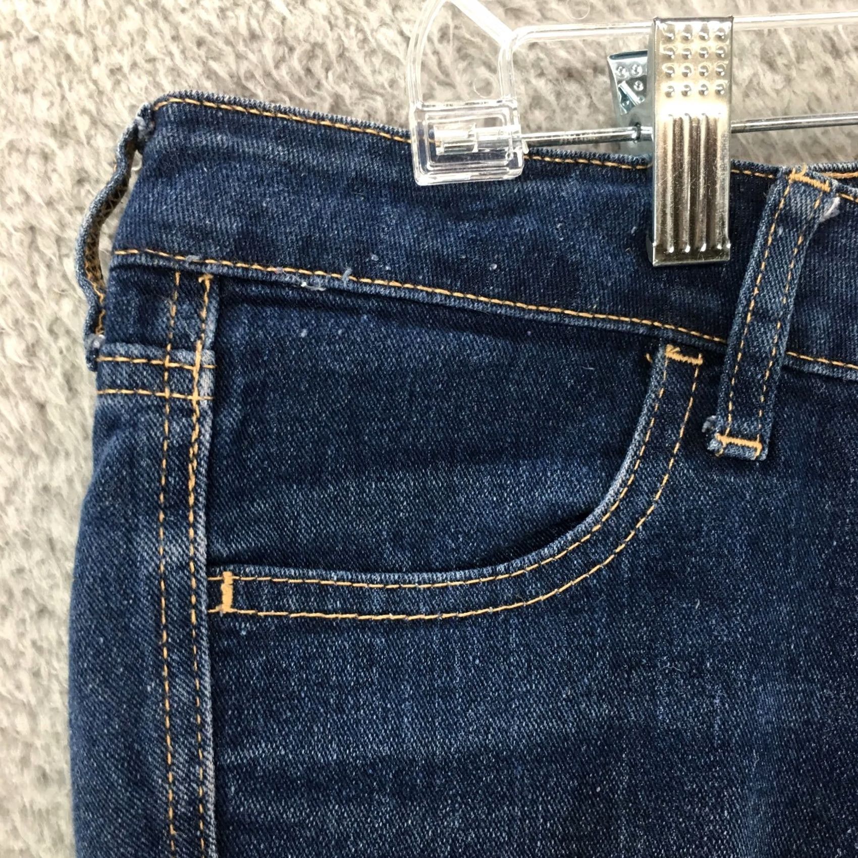 H&M H&M Jeans Womens 29x32 Blue Denim Mid Rise Zip Fly Slim Fit Sqin Low Rise Straight 5-Pocket Classic Modern Vintage No Size 29" - 3 Thumbnail