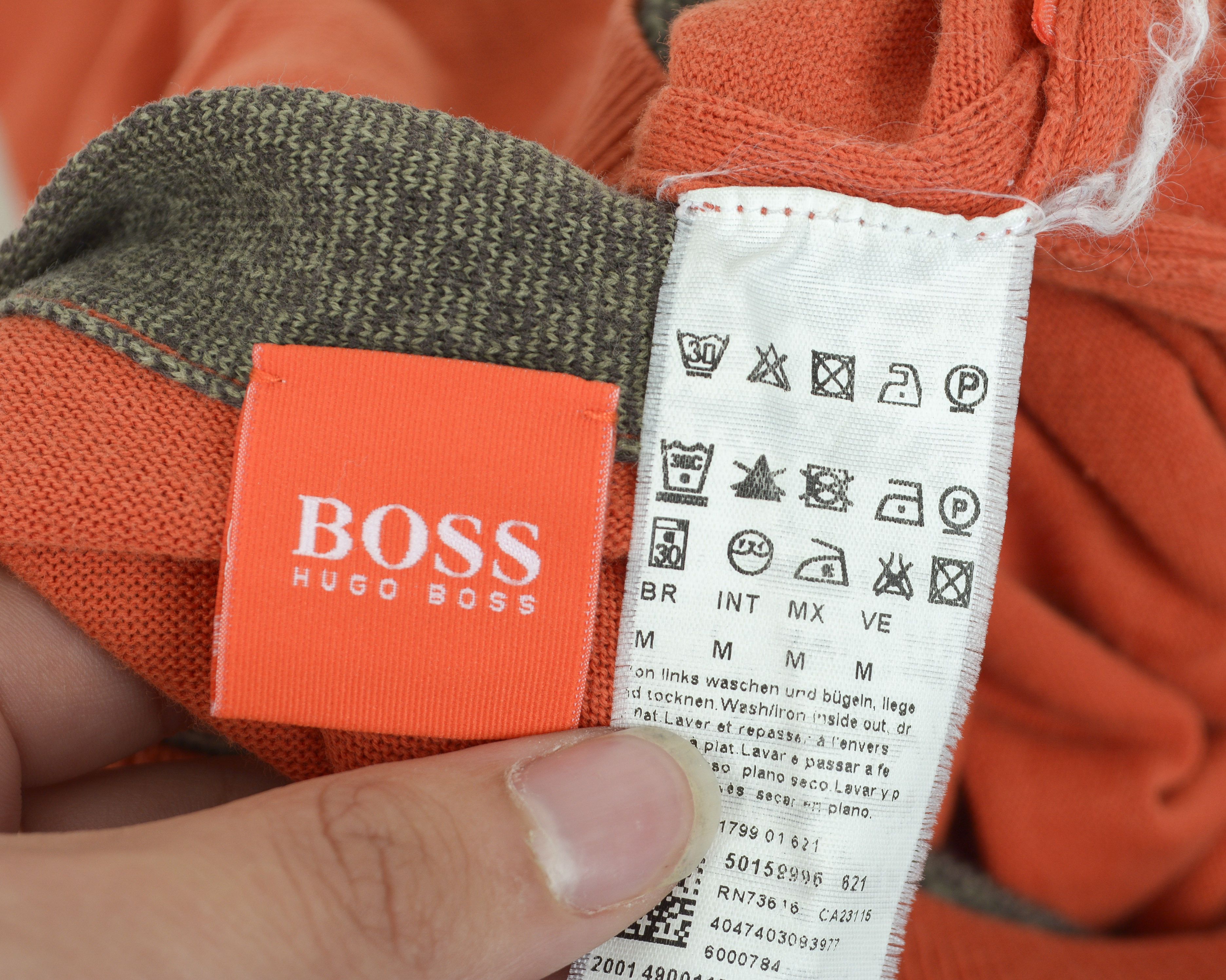 Hugo × Hugo Boss Orange Label Cotton Sweater Sweatshirt V Neck Pullover Size US M / EU 48-50 / 2 - 6 Thumbnail