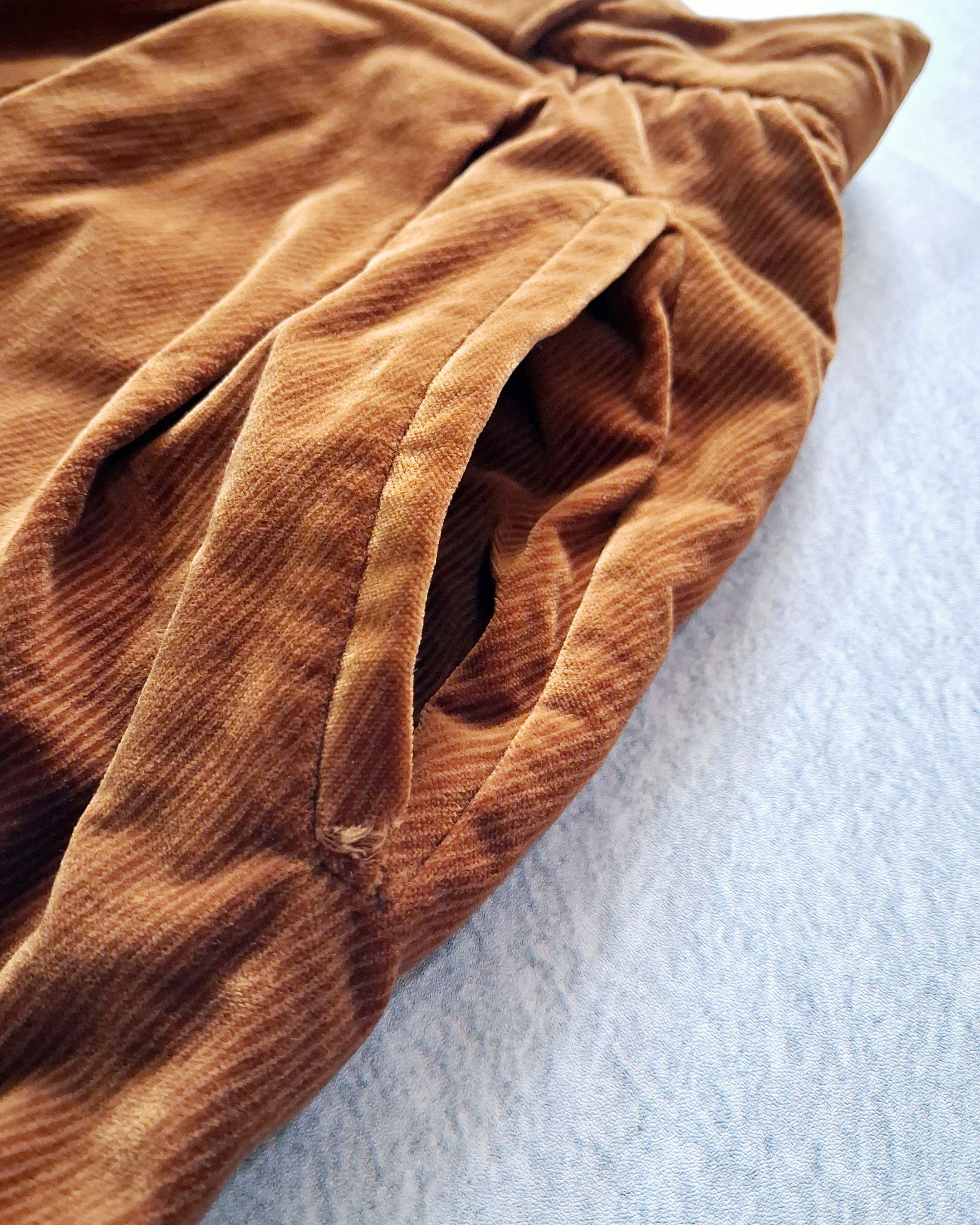 Ermenegildo Zegna ERMENEGILDO ZEGNA GOLDEN BROWN CORDUROY PANTS MADE IN ITALY Size US 37 - 6 Thumbnail