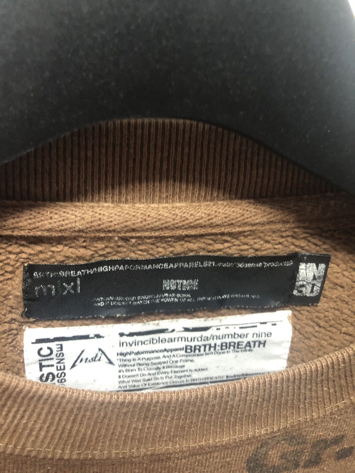 Number (N)ine Vintage NUMBERNINE X BREATH Sweatshirt Pocket Japan Size US L / EU 52-54 / 3 - 2 Thumbnail