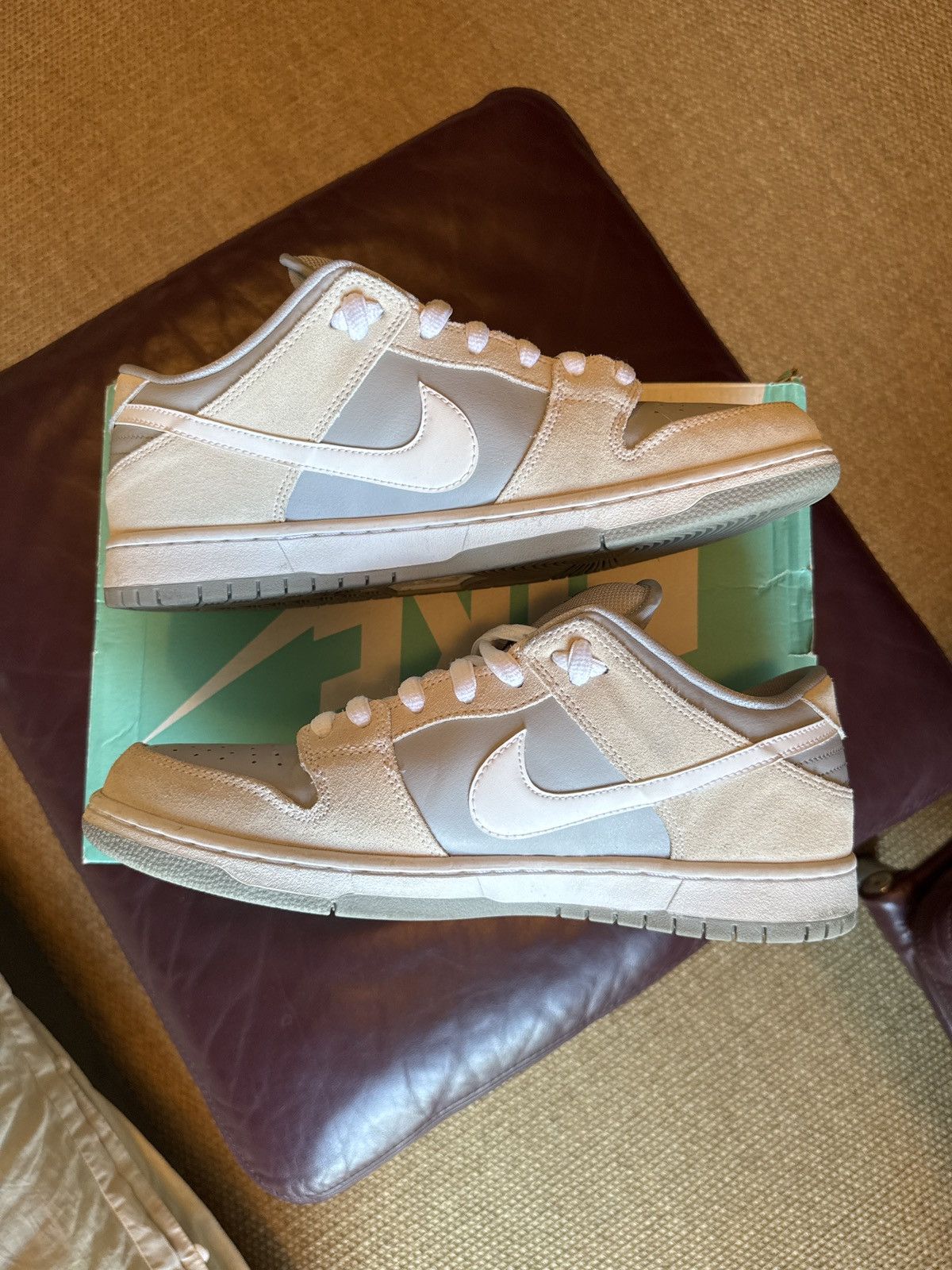 Nike Nike SB Dunk Low Wolf Grey Size 11 with Box Size US 11 / EU 44 - 4 Thumbnail