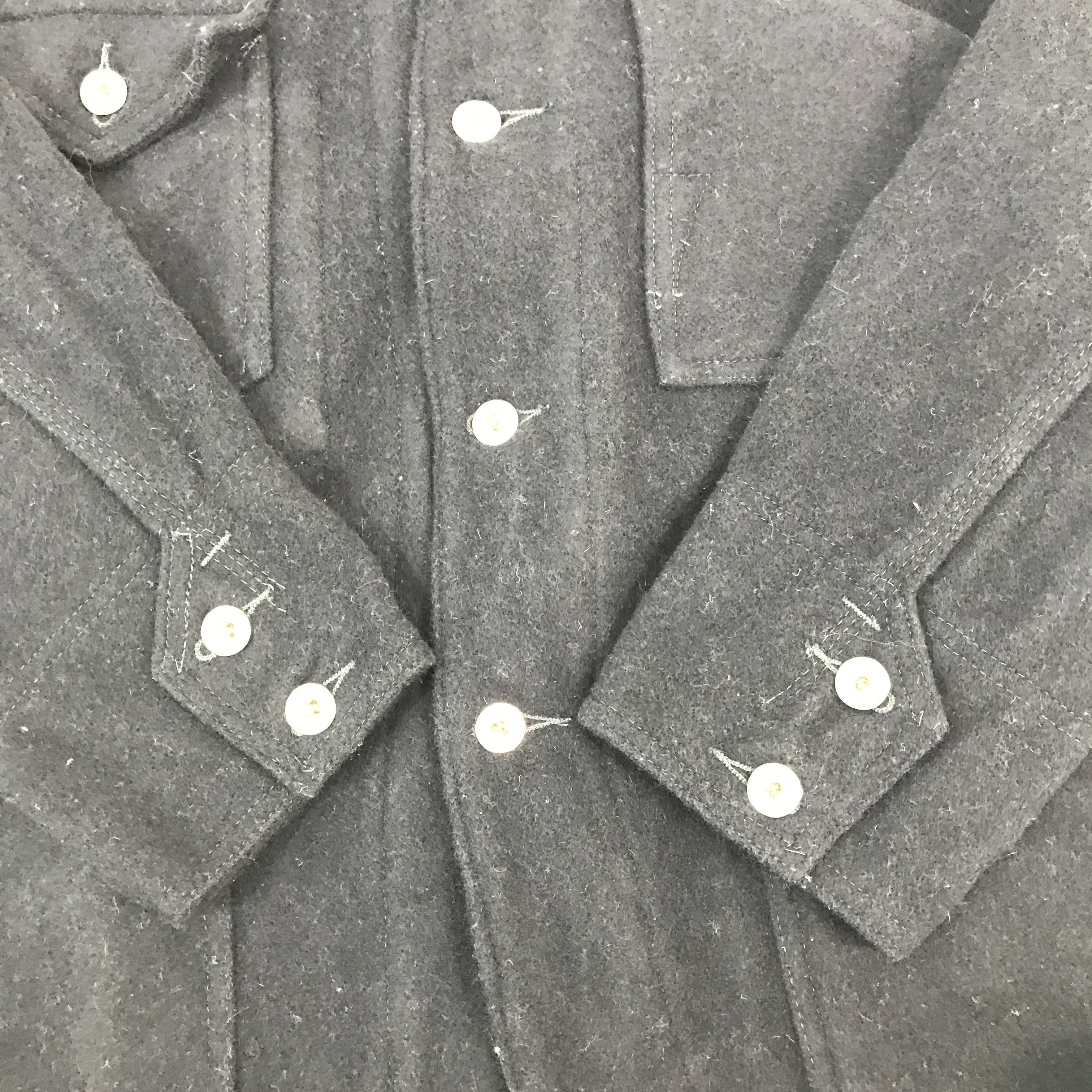 Post Overalls × Vintage Vintage Post O'ALLS Made in USA button Wool Jacket Size US S / EU 44-46 / 1 - 7 Thumbnail