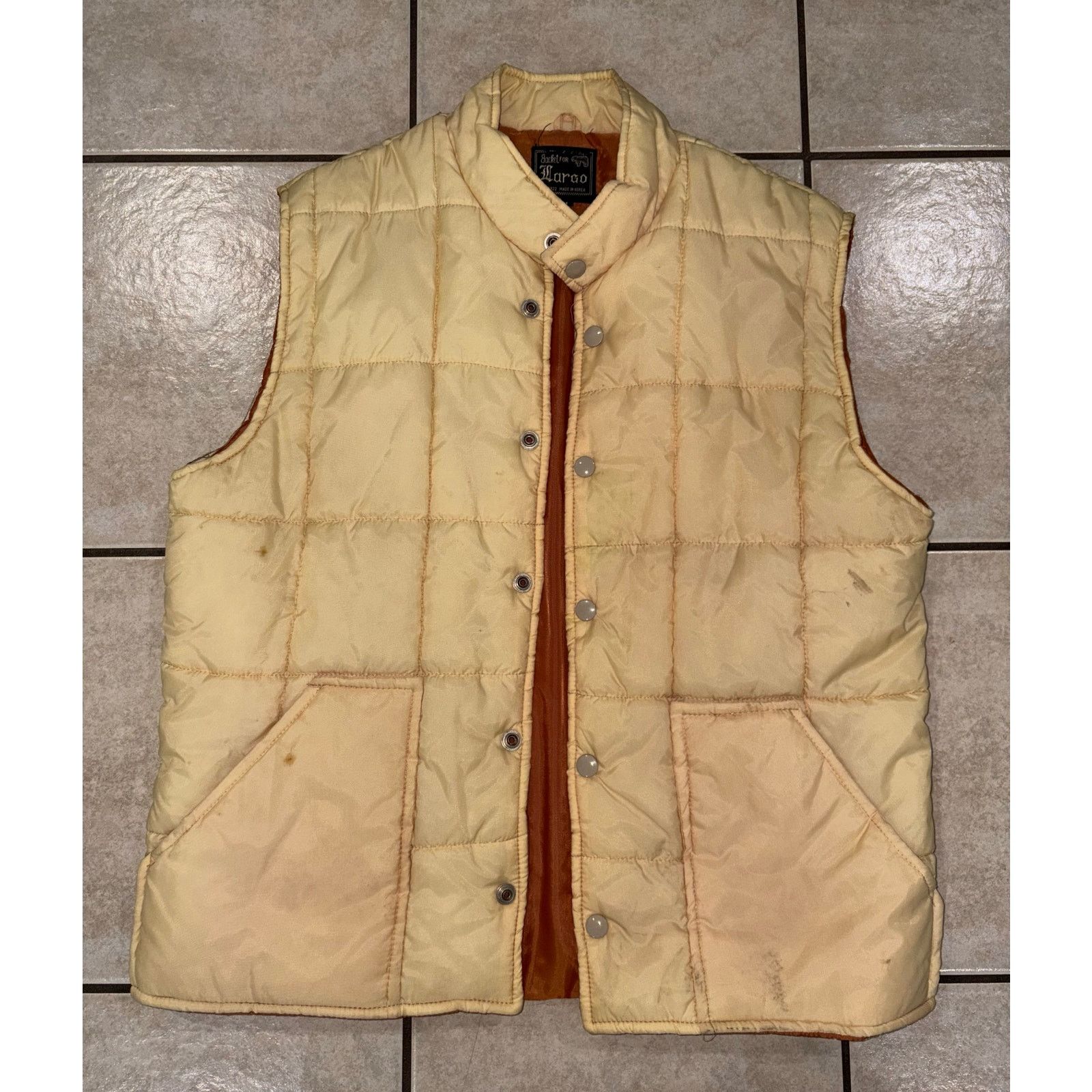Vintage Vintage puffer jacket vest Korea medium jacket for Largo Size US M / EU 48-50 / 2 - 1 Thumbnail