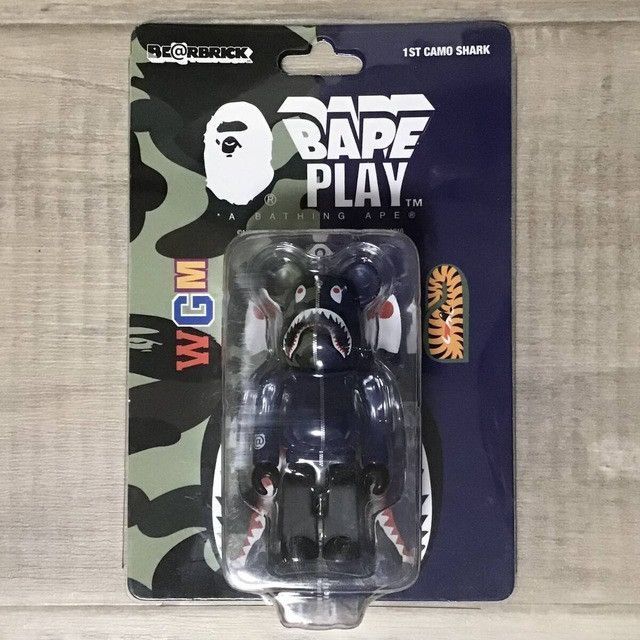 Bape × Medicom Toy 2017 BAPE camo Shark Hoodie BE@RBRICK 100% a bathing ape Size ONE SIZE - 2 Thumbnail