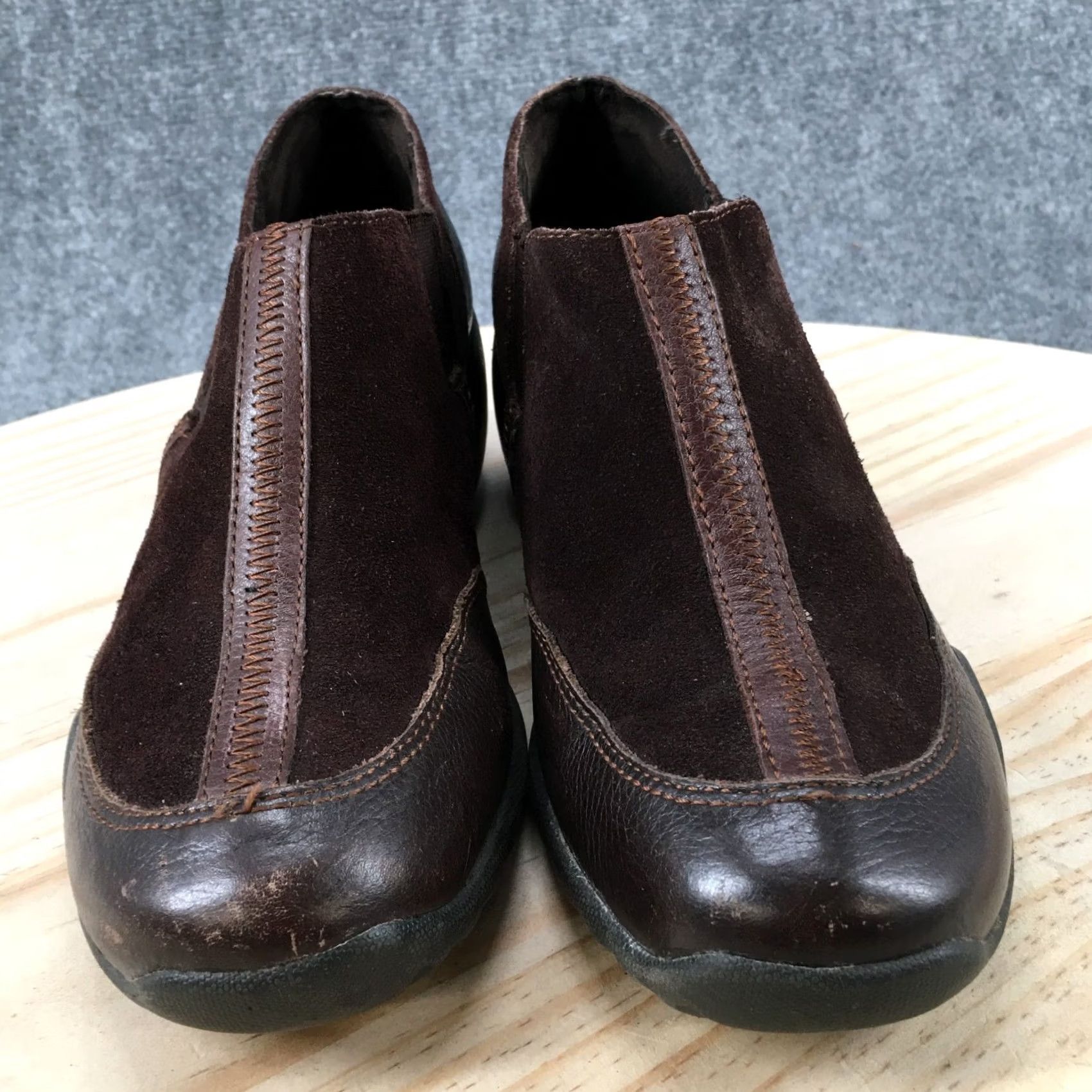 Naturalizer Naturalizer N5 Comfort Boots Fergus Bootie Brown Suede Slip On Womens 7 M Buckle? Size US 7 / IT 37 - 6 Thumbnail