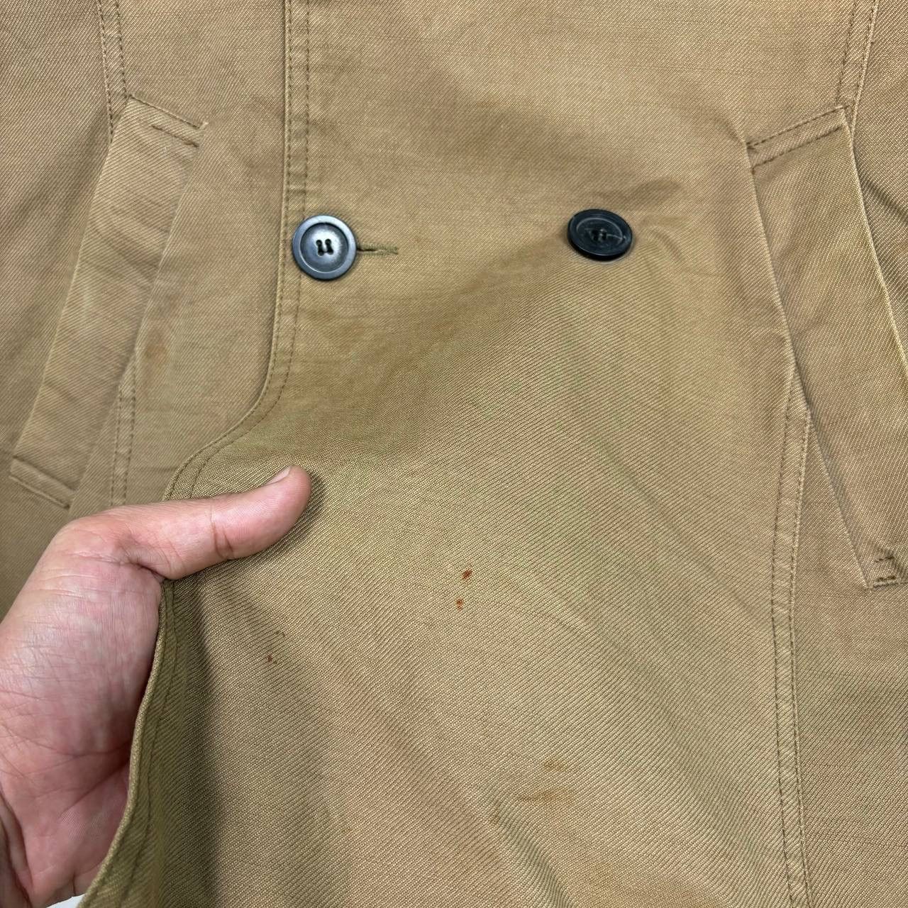 Number (N)ine Vtg Number (N)ine Archival Sun Faded Pea Coat Jacket Size 3 Size US M / EU 48-50 / 2 - 6 Thumbnail