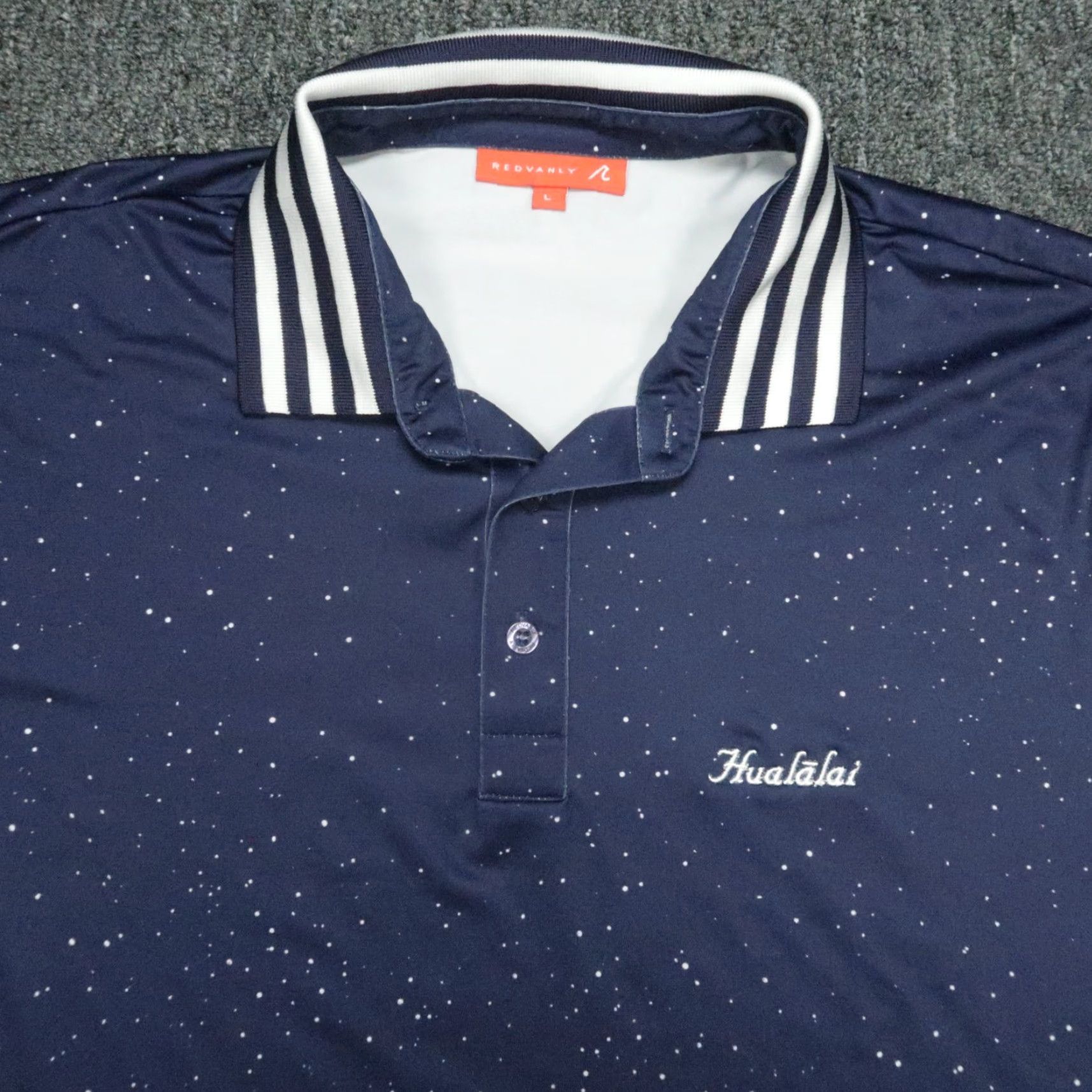 Vintage Redvanly Shirt Mens Large Blue White Golf Tennis Performance Polo Hualalai Size US L / EU 52-54 / 3 - 2 Thumbnail