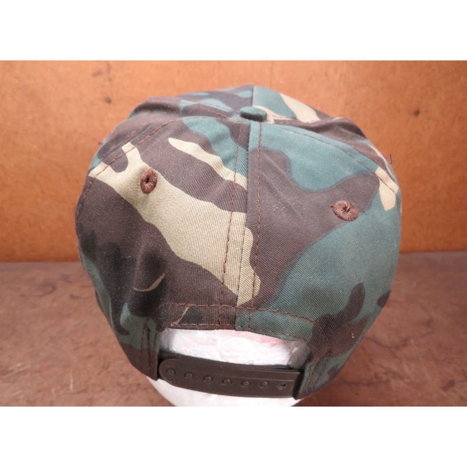Vintage VINTAGE Hunting Deer Camo Snapback Hat Men One Size Green Old School Sprint Phone Advertising Unworn Size ONE SIZE - 3 Thumbnail