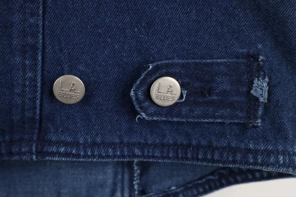 Vintage Vintage 90s Streetwear Denim Jean Vest Jacket Blue Size 3XL / US 20-22 - 10 Thumbnail