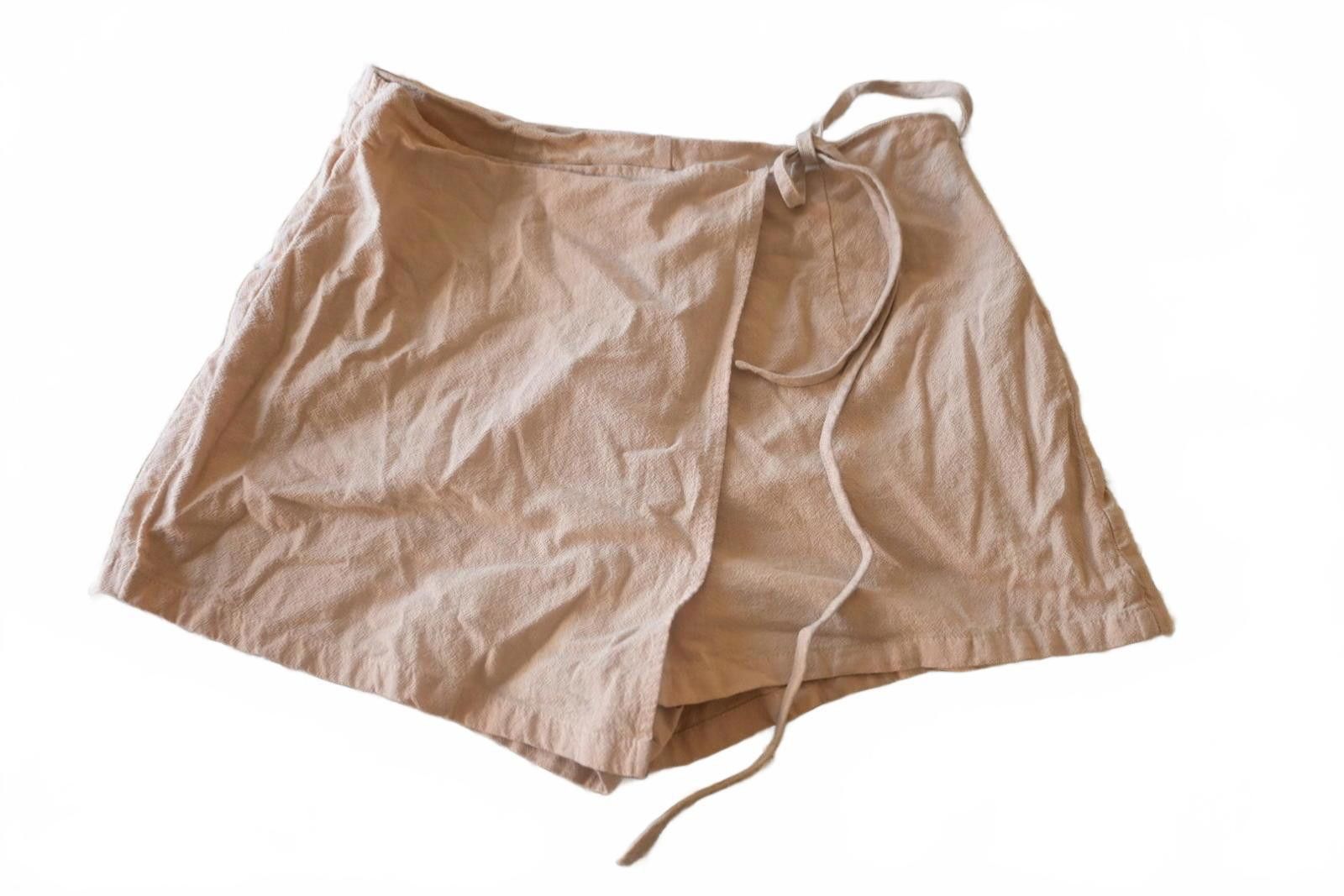 Shein SHEIN Beige Wrap Skort with Tie Waist Small Size 28" / US 6 / IT 42 - 1 Thumbnail