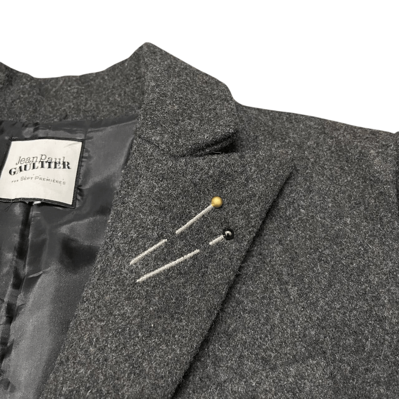 Jean Paul Gaultier JPG Jean Paul Gaultier For Sept Premieres Wool Overcoat Size US S / EU 44-46 / 1 - 5 Thumbnail