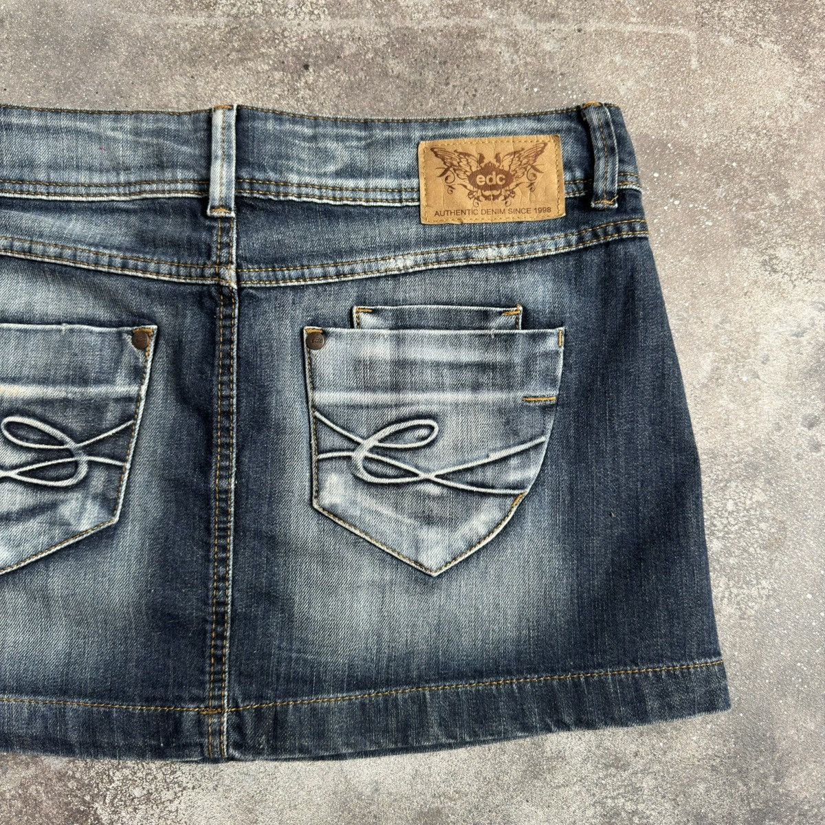 Hysteric Glamour × Japanese Brand Avant Garde Multipocket Y2K Denim Skirt Size 32" / US 10 / IT 46 - 6 Thumbnail