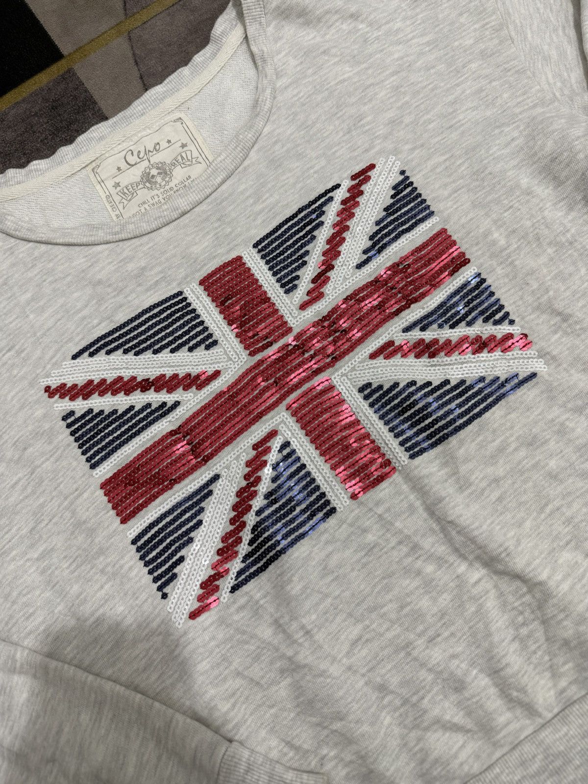Japanese Brand CEPO ENGLAND FLAG LONG SLEEVE Size US M / EU 48-50 / 2 - 2 Thumbnail