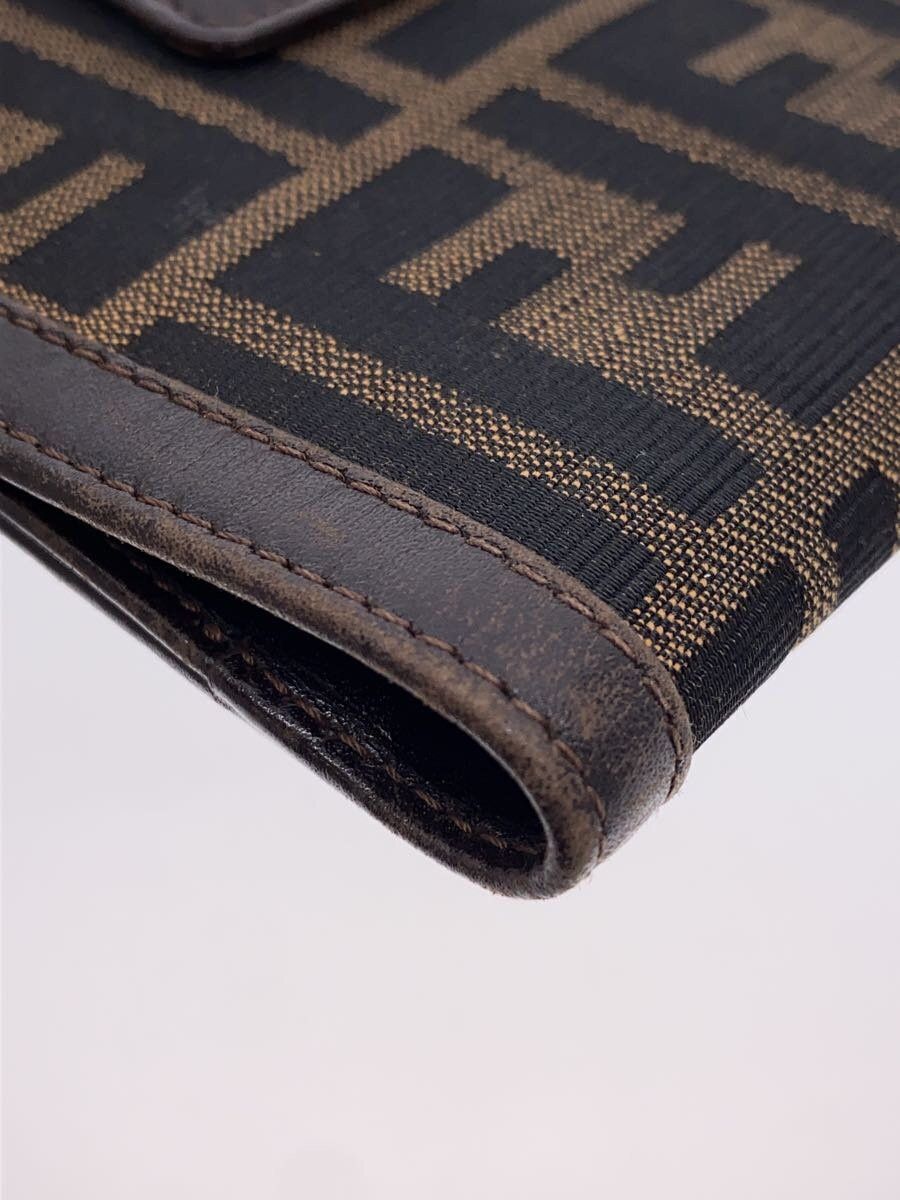 Fendi Fendi Leather Tri-Fold Wallet Brown Size ONE SIZE - 7 Thumbnail