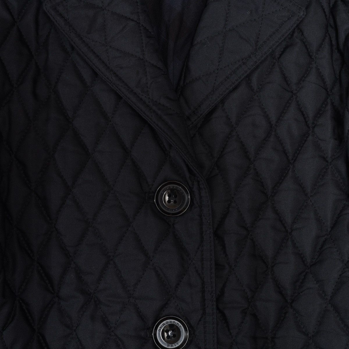 Burberry Burberry Brit Quilted Jacket With Wool Sleeve Navy Size S / US 4 / IT 40 - 9 Thumbnail