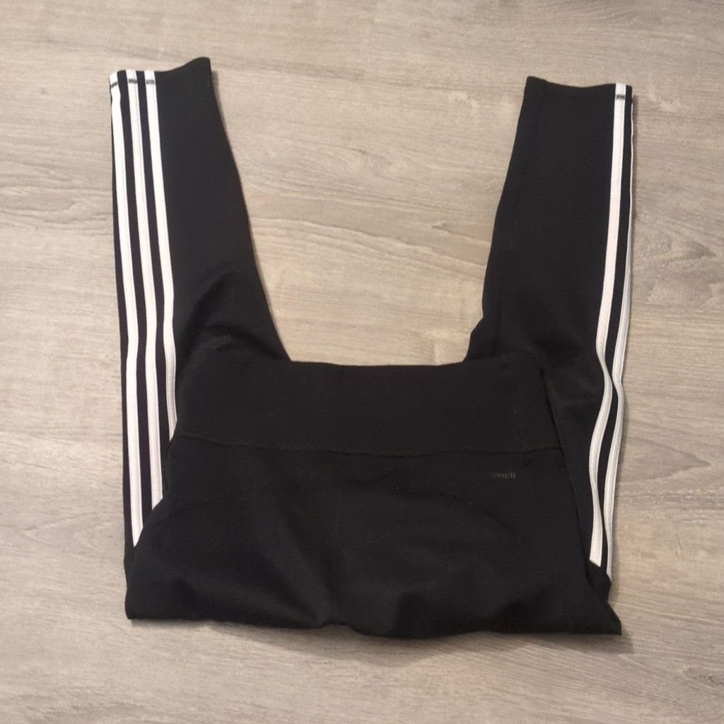 Adidas Adidas 3 stripe leggings size medium Size 27" / US 4 / IT 40 - 3 Thumbnail
