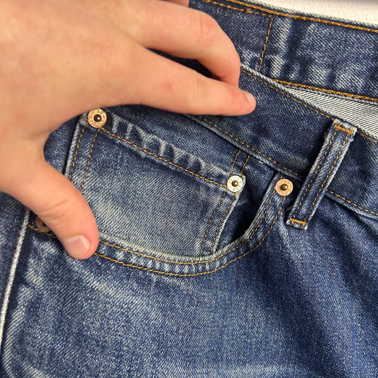 Levi's Vintage Clothing vintage levis 751 Baggy Blue denim streetwear jeans Size US 34 / EU 50 - 10 Thumbnail