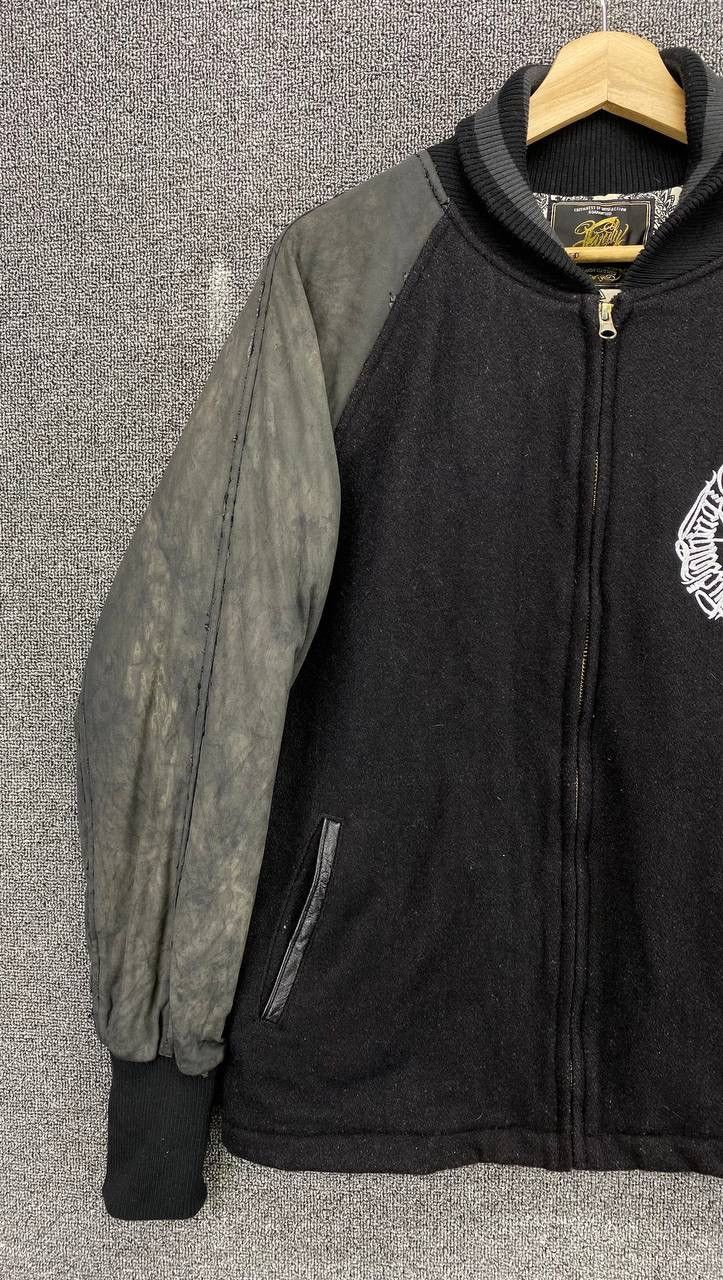 Japanese Brand Vintage Eyecandy Paisley Inspired Wacko Maria Varsity Jacket Size US L / EU 52-54 / 3 - 13 Thumbnail