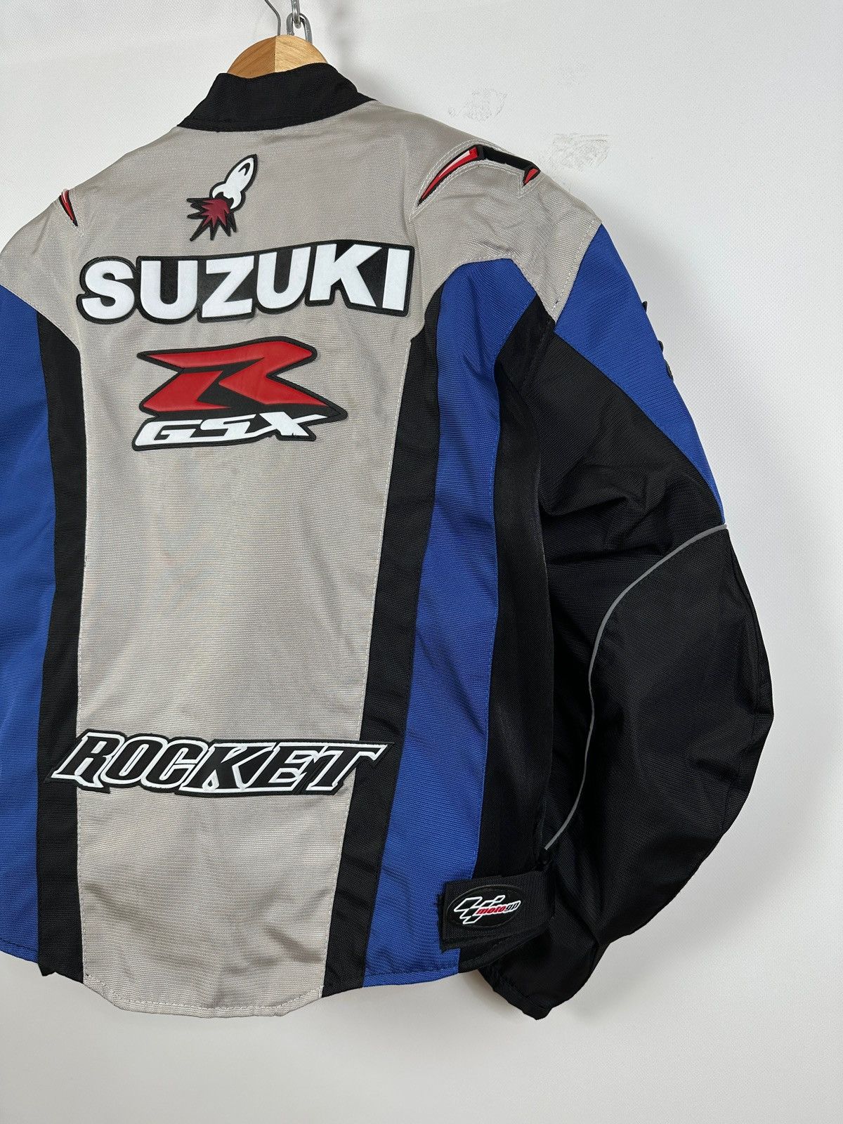 Formula 1 Vintage Suzuki Yoshi Mura Rocket Moto Racing Jacket Size US XL / EU 56 / 4 - 18 Thumbnail